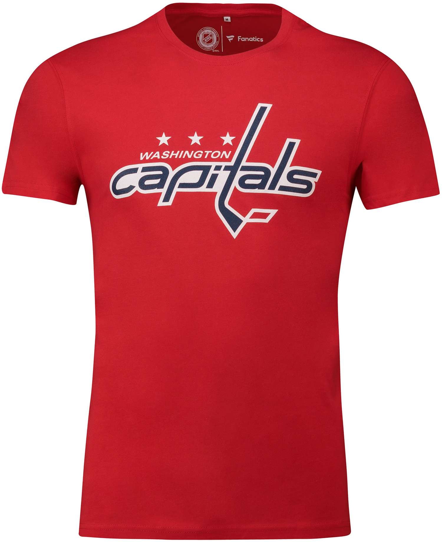 Fanatics - NHL Washington Capitals Primary Core Graphic T-Shirt - Rot