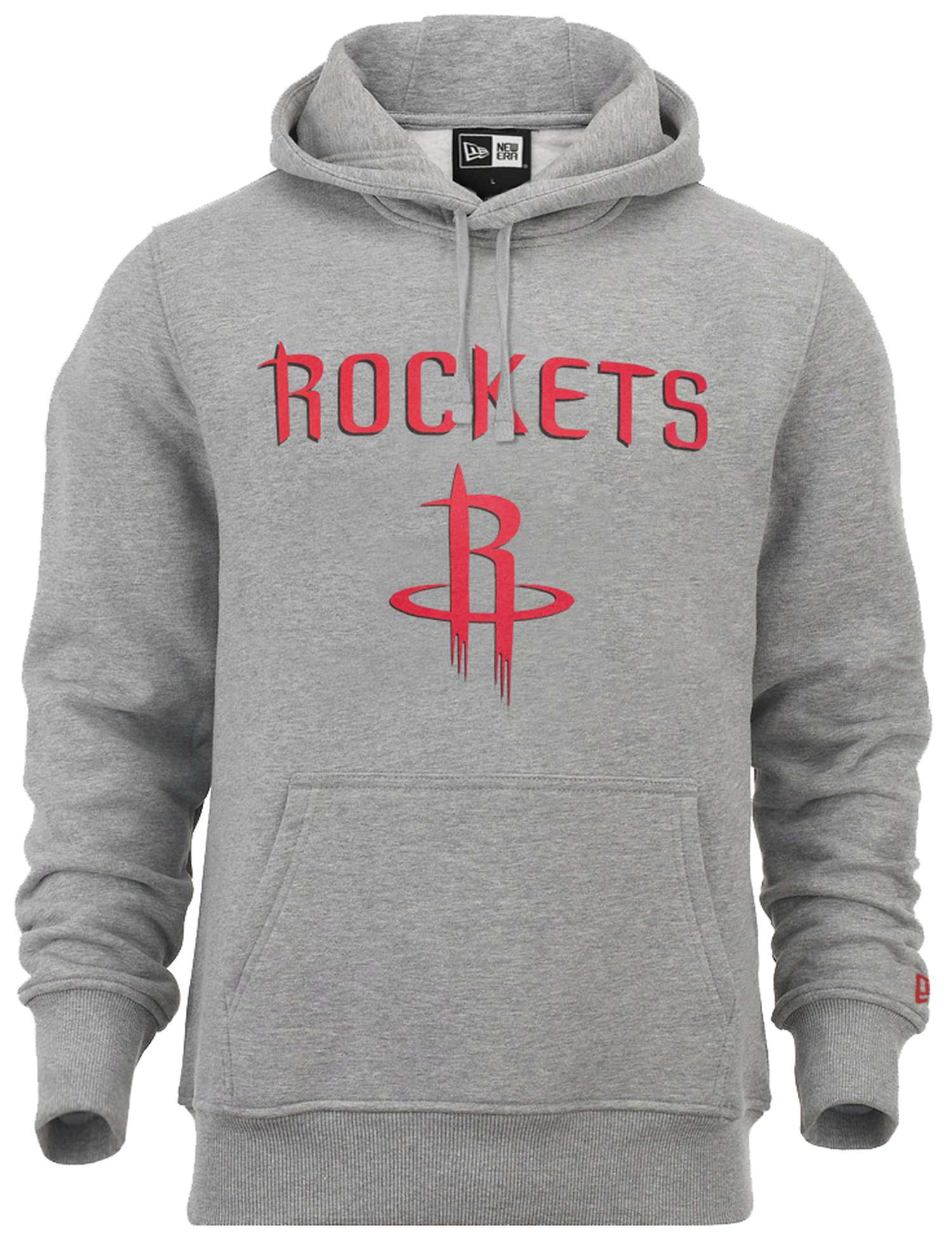 New Era - NBA Houston Rockets Team Logo Hoodie - Grau