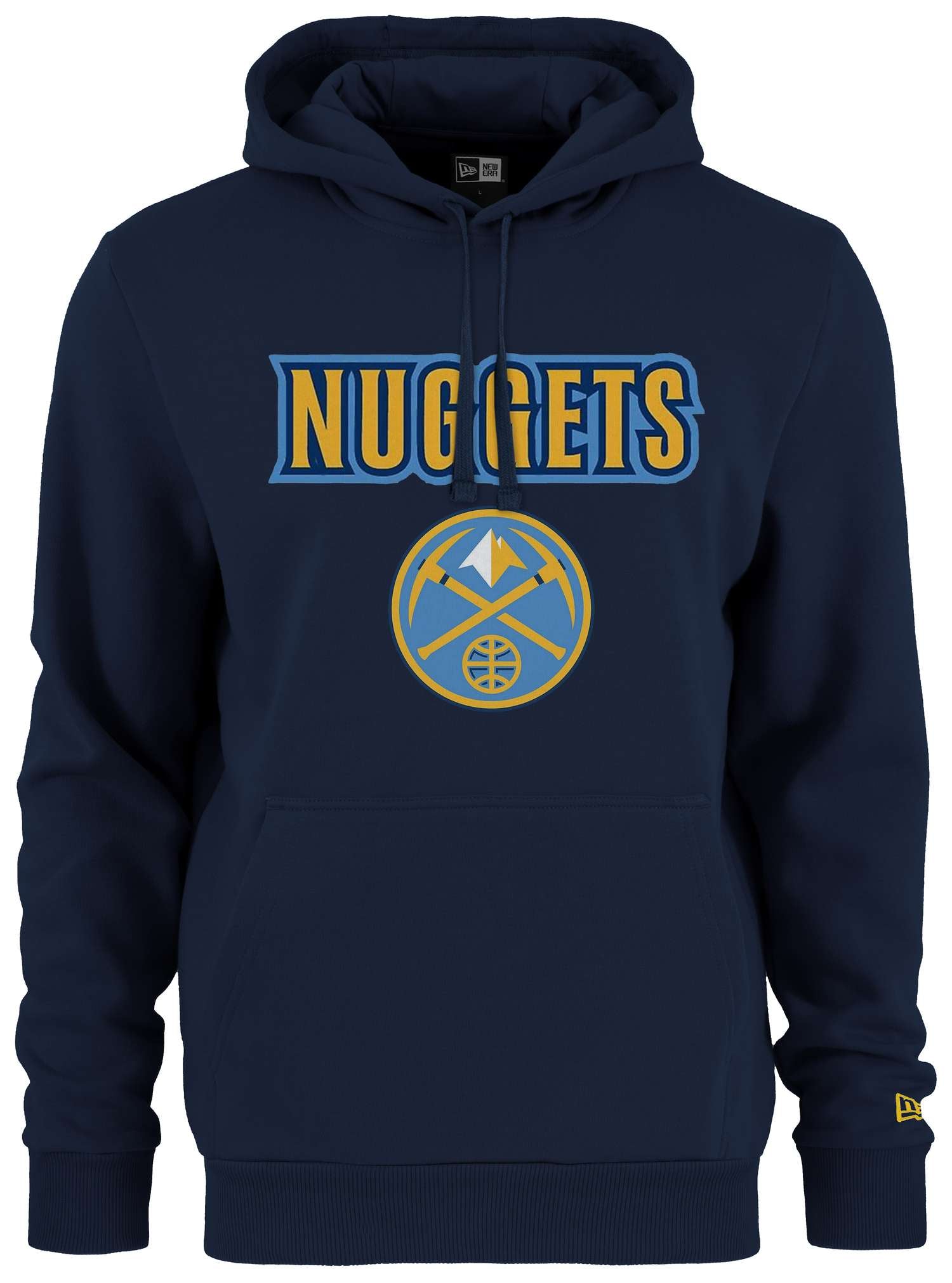 New Era - NBA Denver Nuggets Team Logo Hoodie - Blau