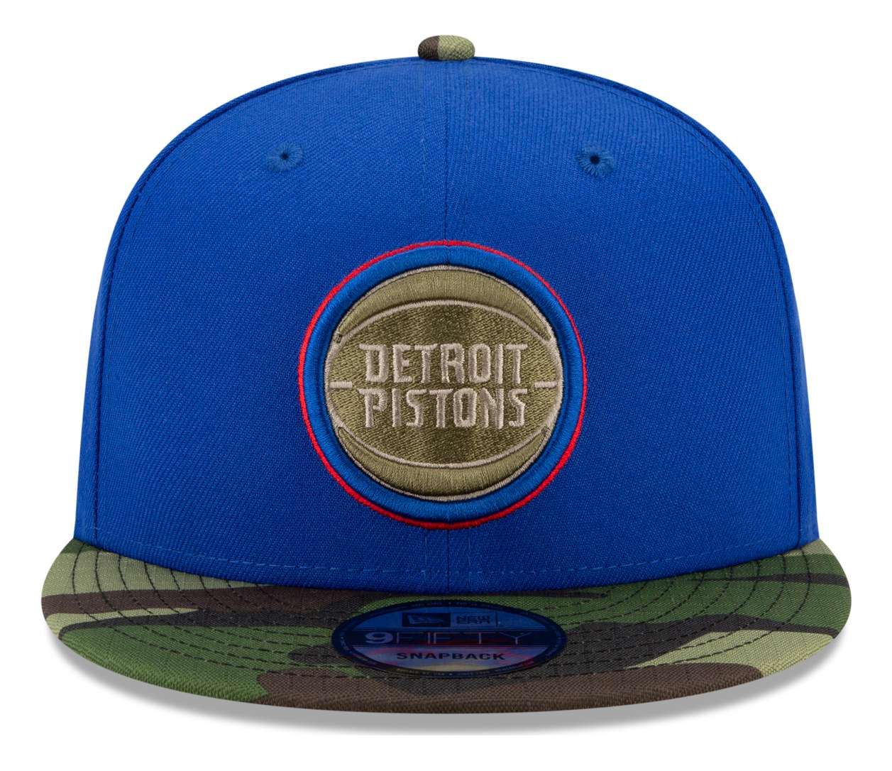 New Era - NBA Detroit Pistons All Star Game Camo 9Fifty Snapback Cap - Blau