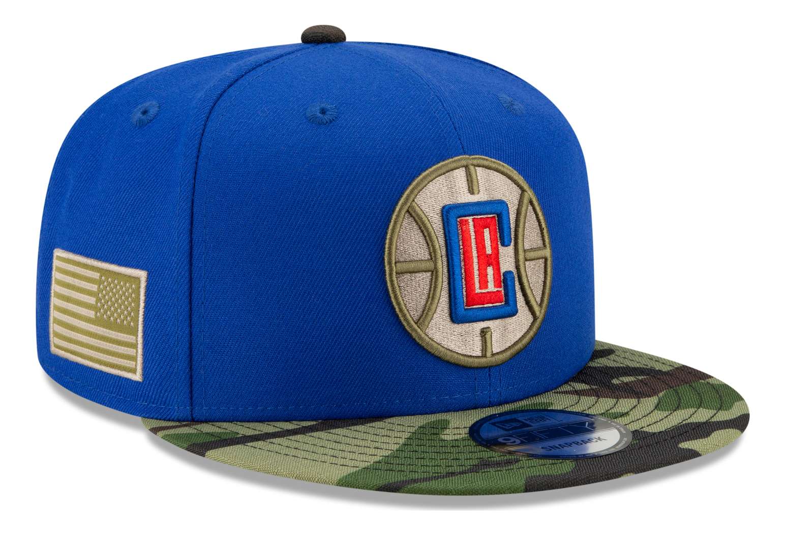 New Era - NBA Los Angeles Clippers All Star Game Camo 9Fifty Snapback Cap - Blau