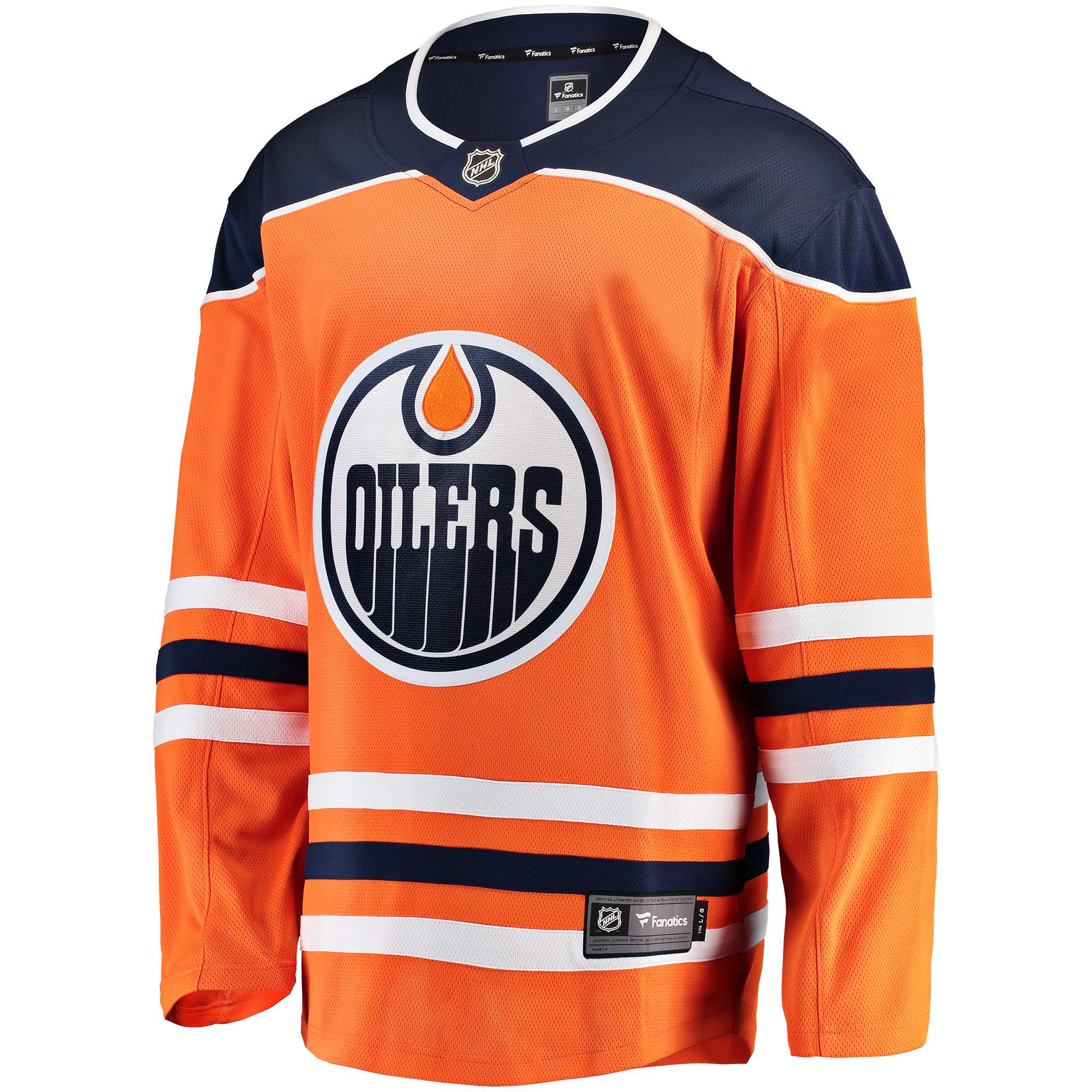 Fanatics - NHL Edmonton Oilers Home Breakaway Jersey Longsleeve - Orange