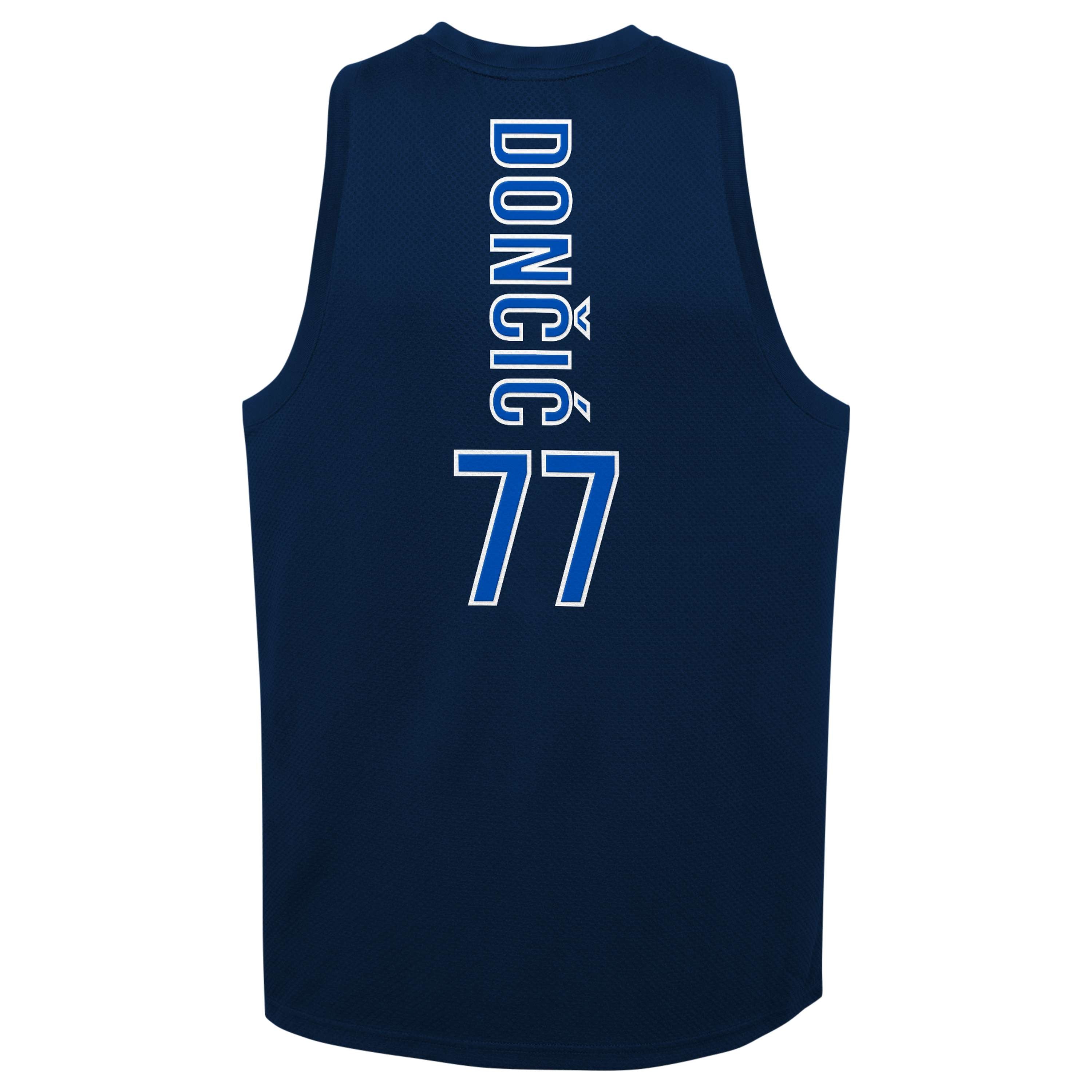Outerstuff - NBA Dallas Mavericks Luka Doncic Name and Number Tank Top - Blau