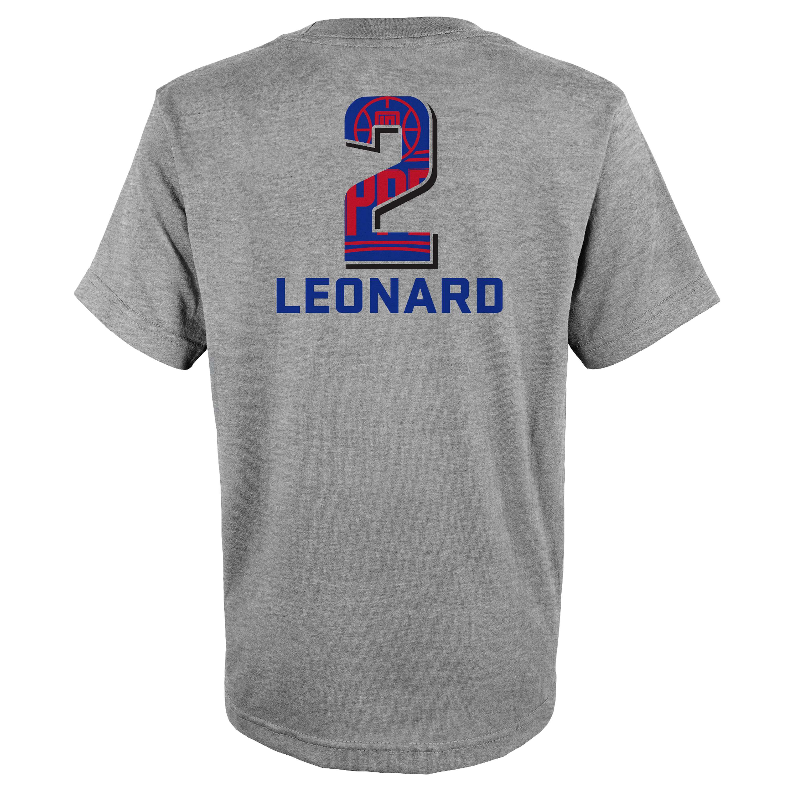 Outerstuff - NBA Los Angeles Clippers Leonard By The Numbers T-Shirt - Grau