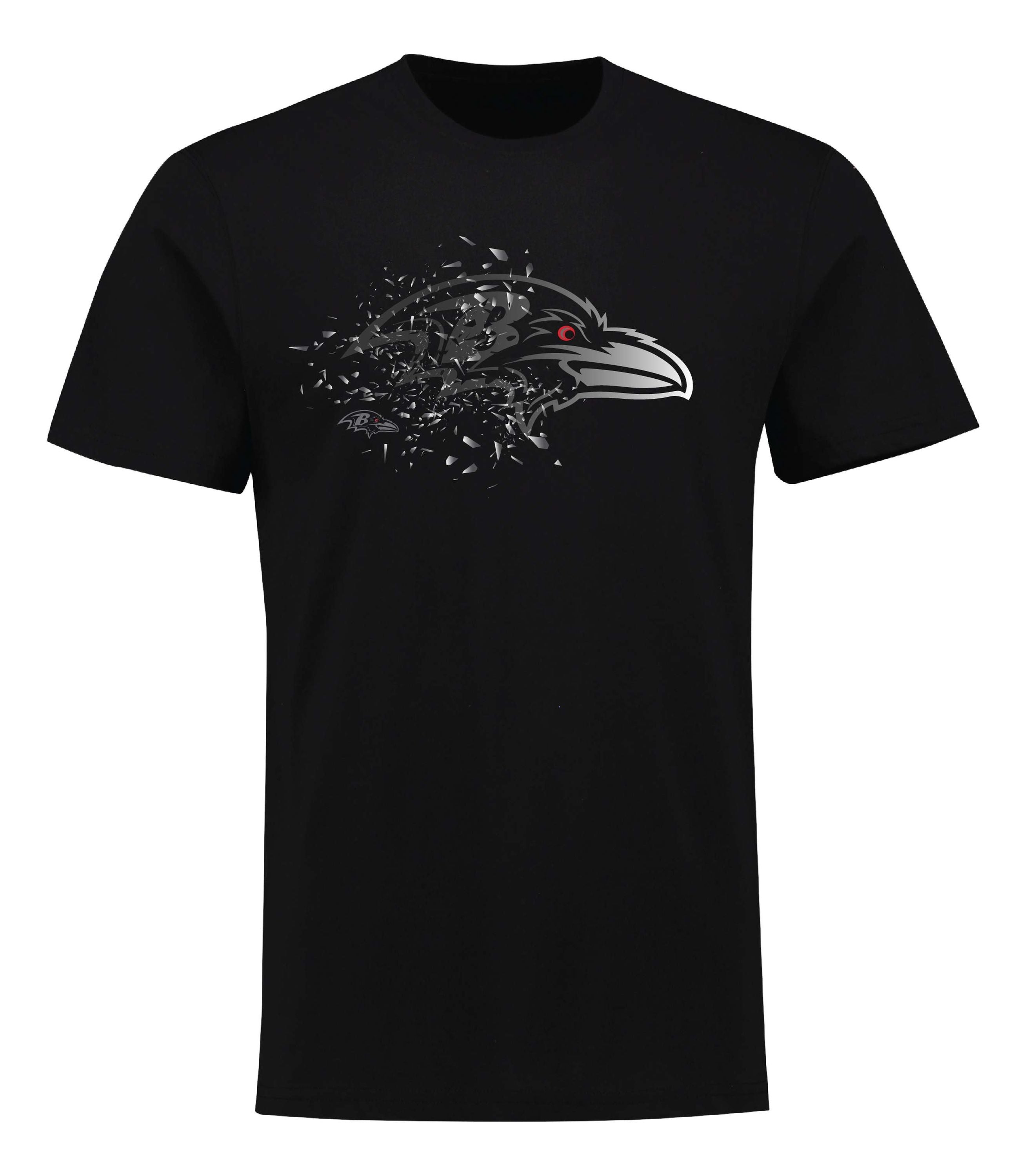 Fanatics - NFL Baltimore Ravens Shatter Graphic T-Shirt - Schwarz