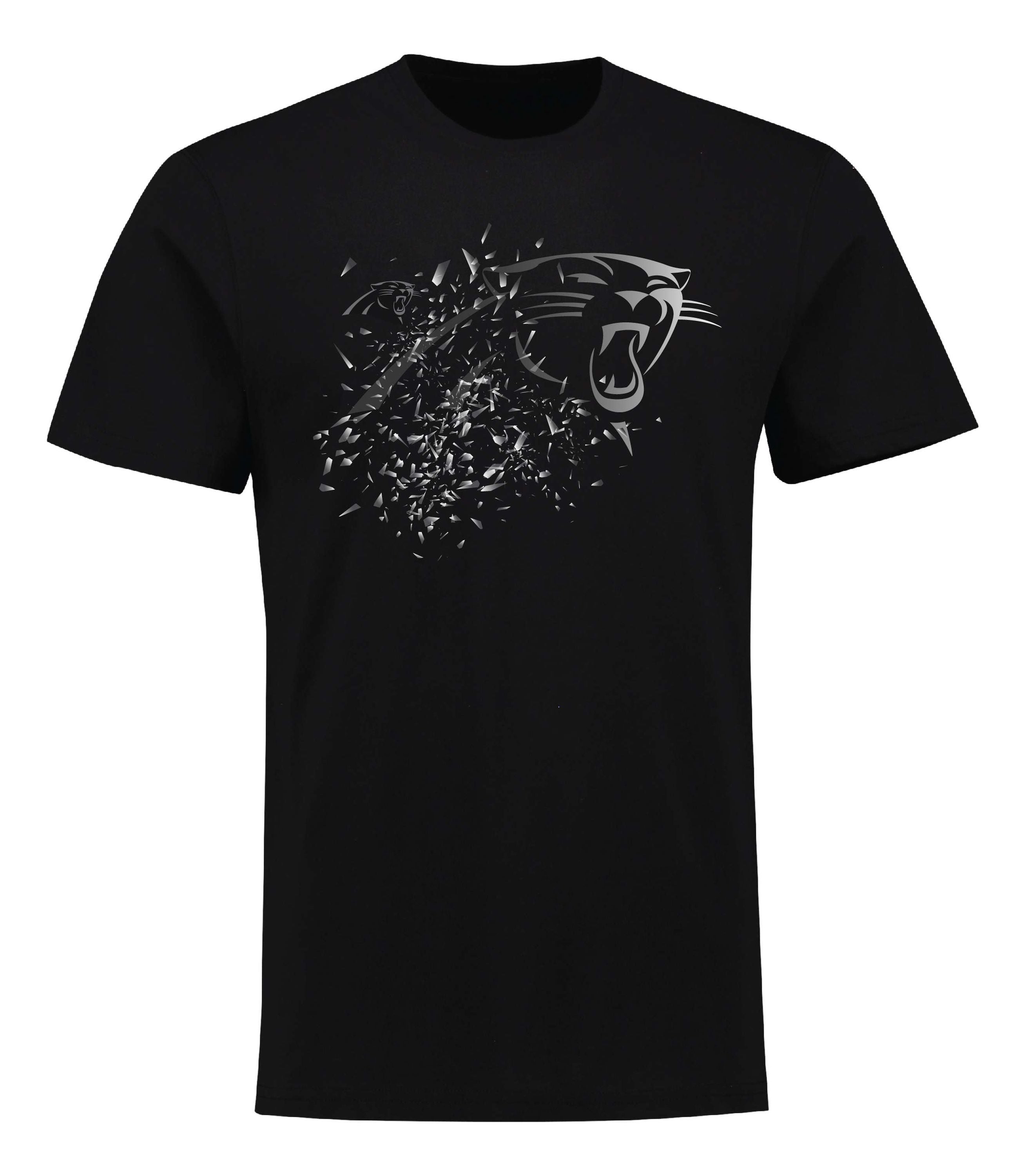 Fanatics - NFL Carolina Panthers Shatter Graphic T-Shirt - Schwarz