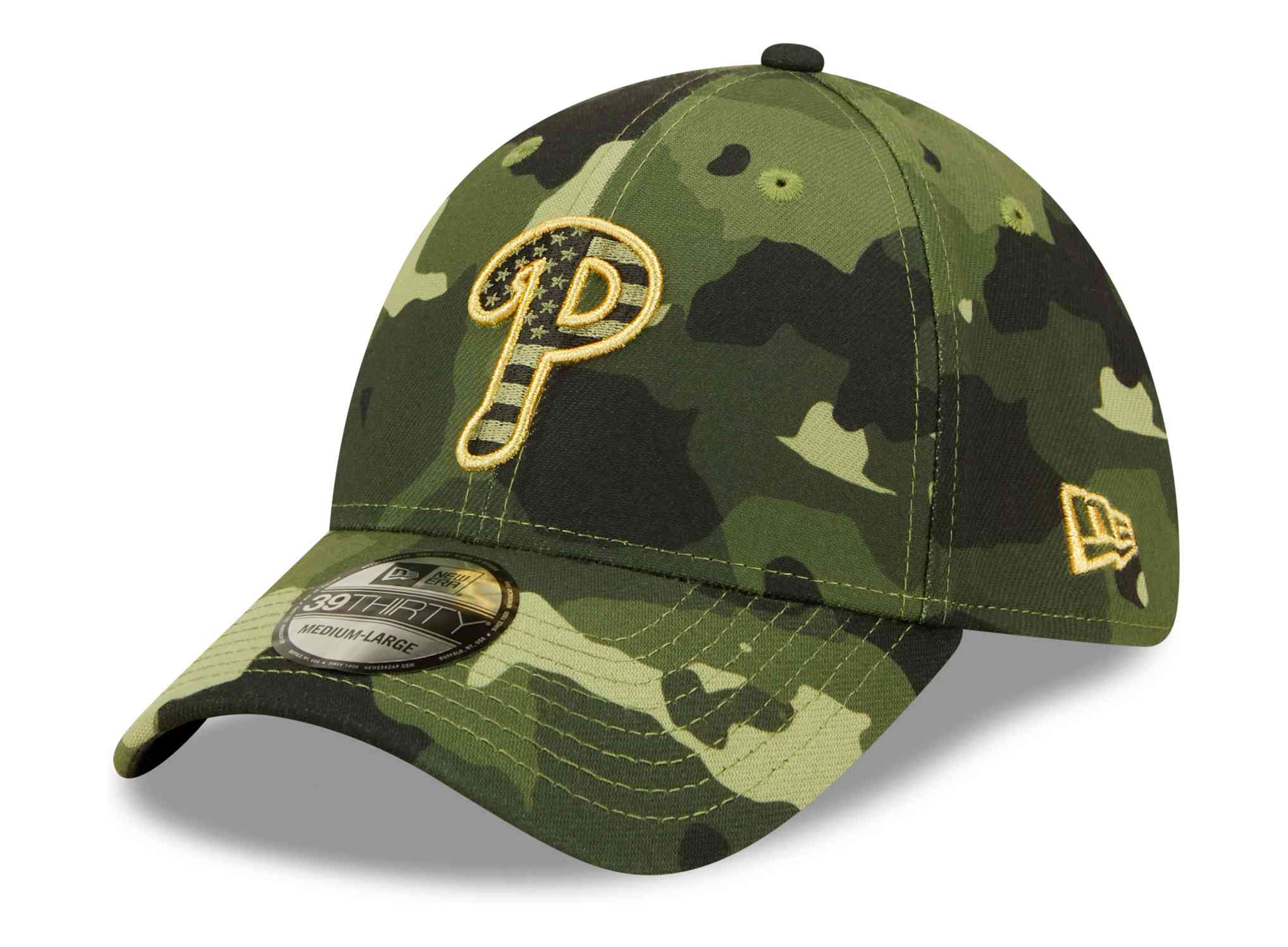 New Era - MLB Philadelphia Phillies 2022 Armed Forces Day 39Thirty Stretch Cap