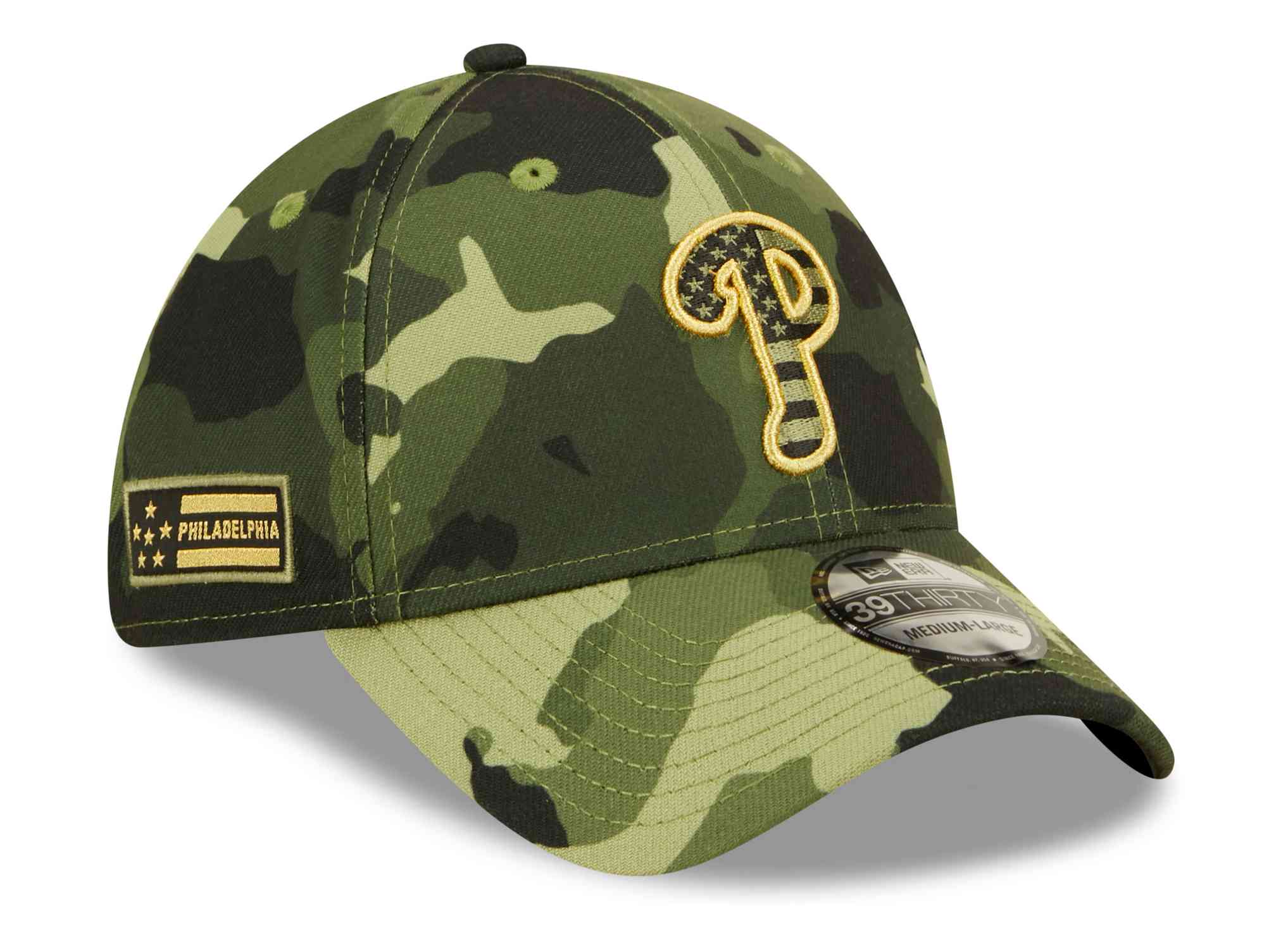 New Era - MLB Philadelphia Phillies 2022 Armed Forces Day 39Thirty Stretch Cap
