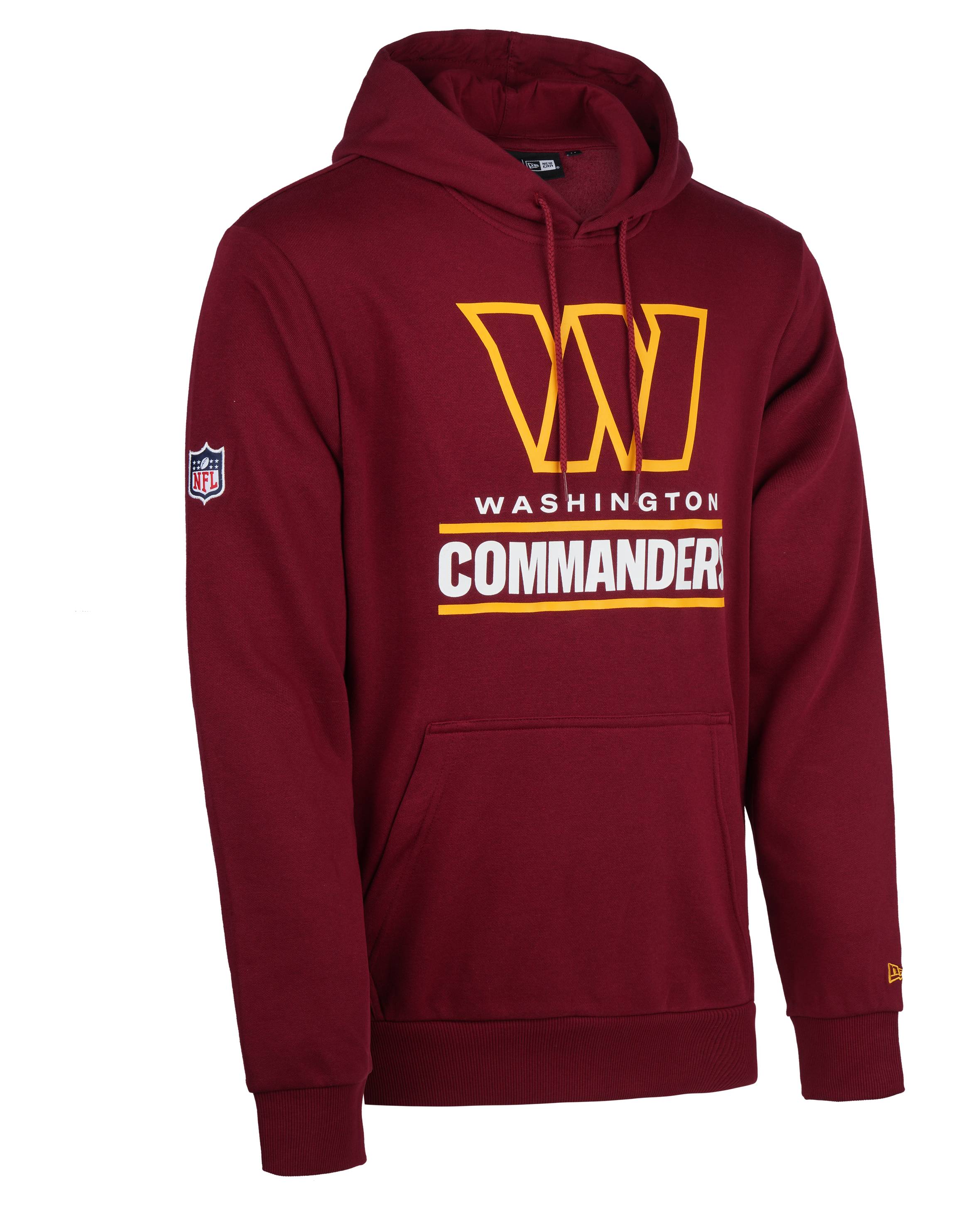 New Era - NFL Washington Commanders Team Logo and Name Hoodie
