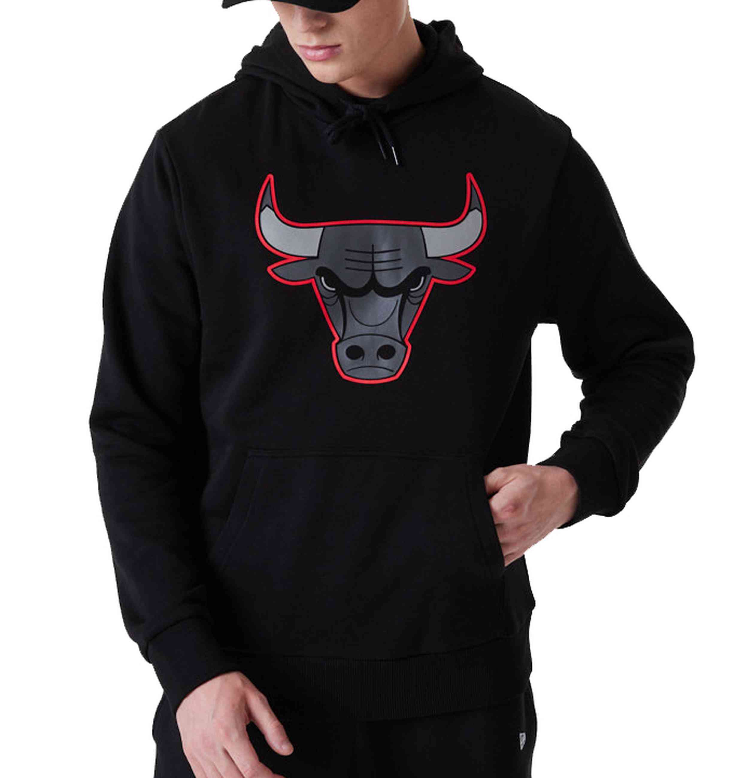 New Era - NBA Chicago Bulls Outline Logo Hoodie