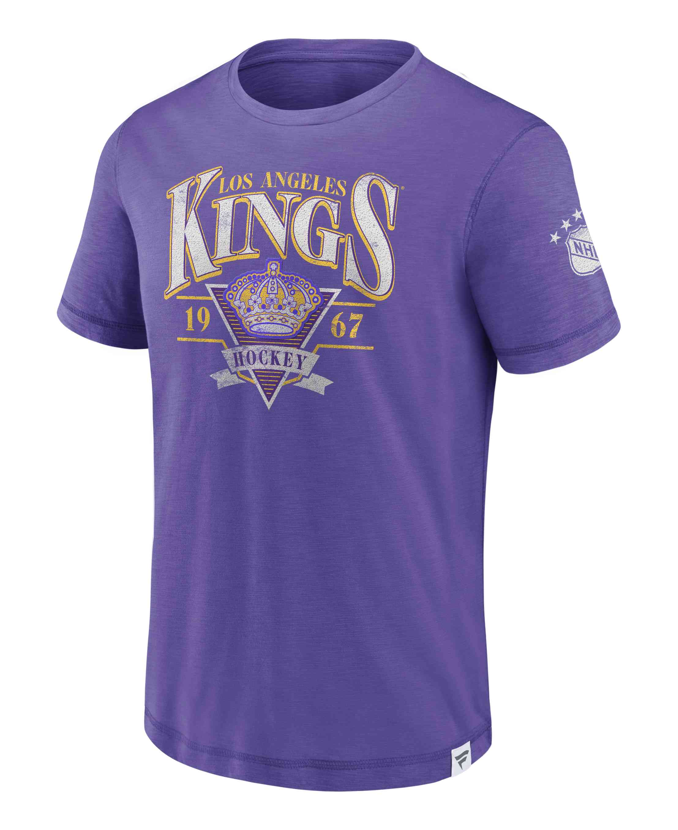Fanatics - NHL Los Angeles Kings Mens True Classics Cotton Slub Elevated T-Shirt