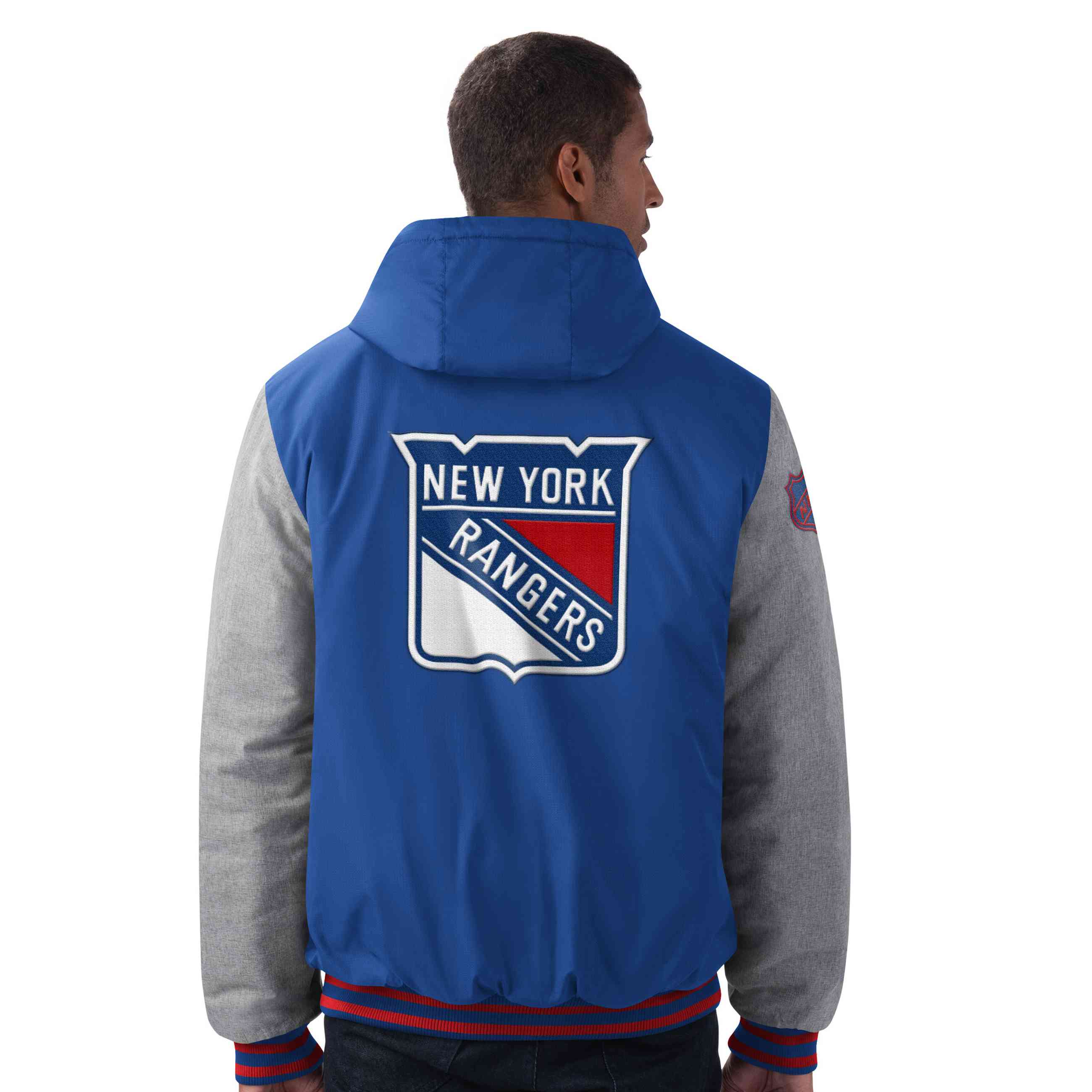 G-III - NHL New York Rangers Cold Front Polyfilled Padded Jacke