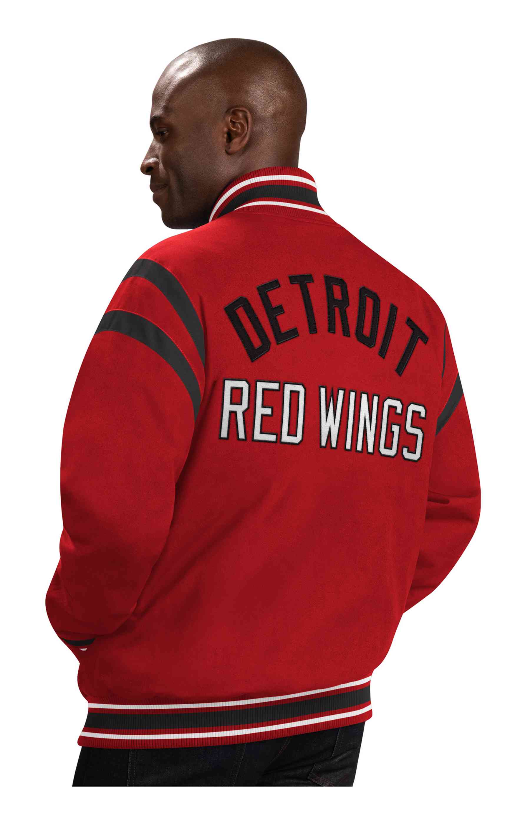 G-III - NHL Detroit Red Wings Tailback Varsity Jacke