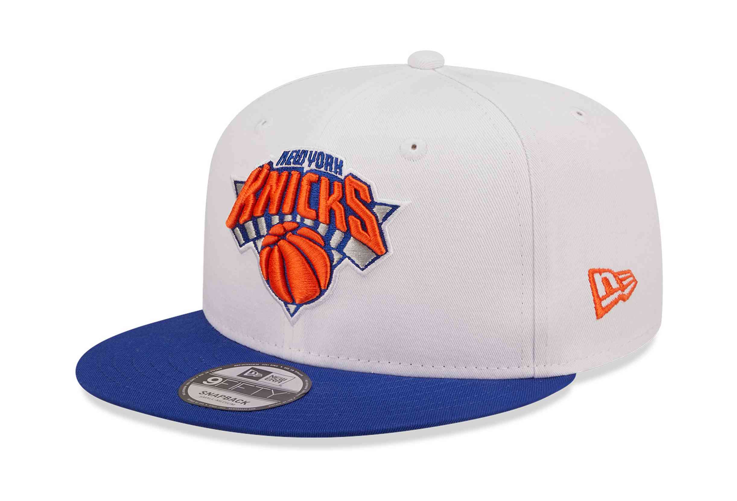 New Era - NBA New York Knicks White Crown Team 9Fifty Snapback Cap
