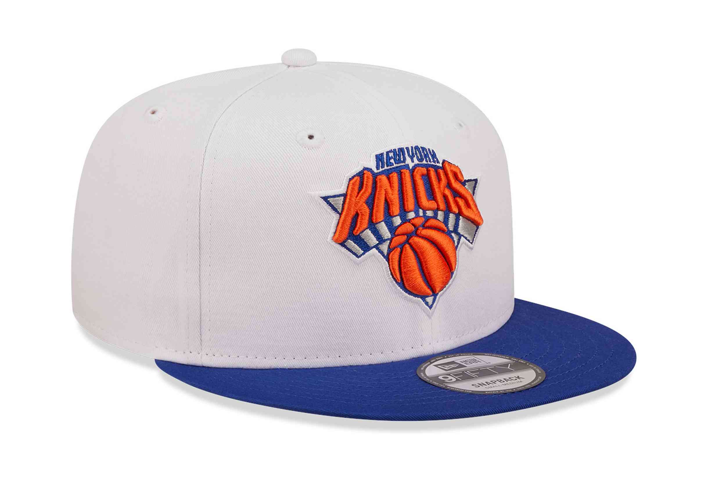 New Era - NBA New York Knicks White Crown Team 9Fifty Snapback Cap