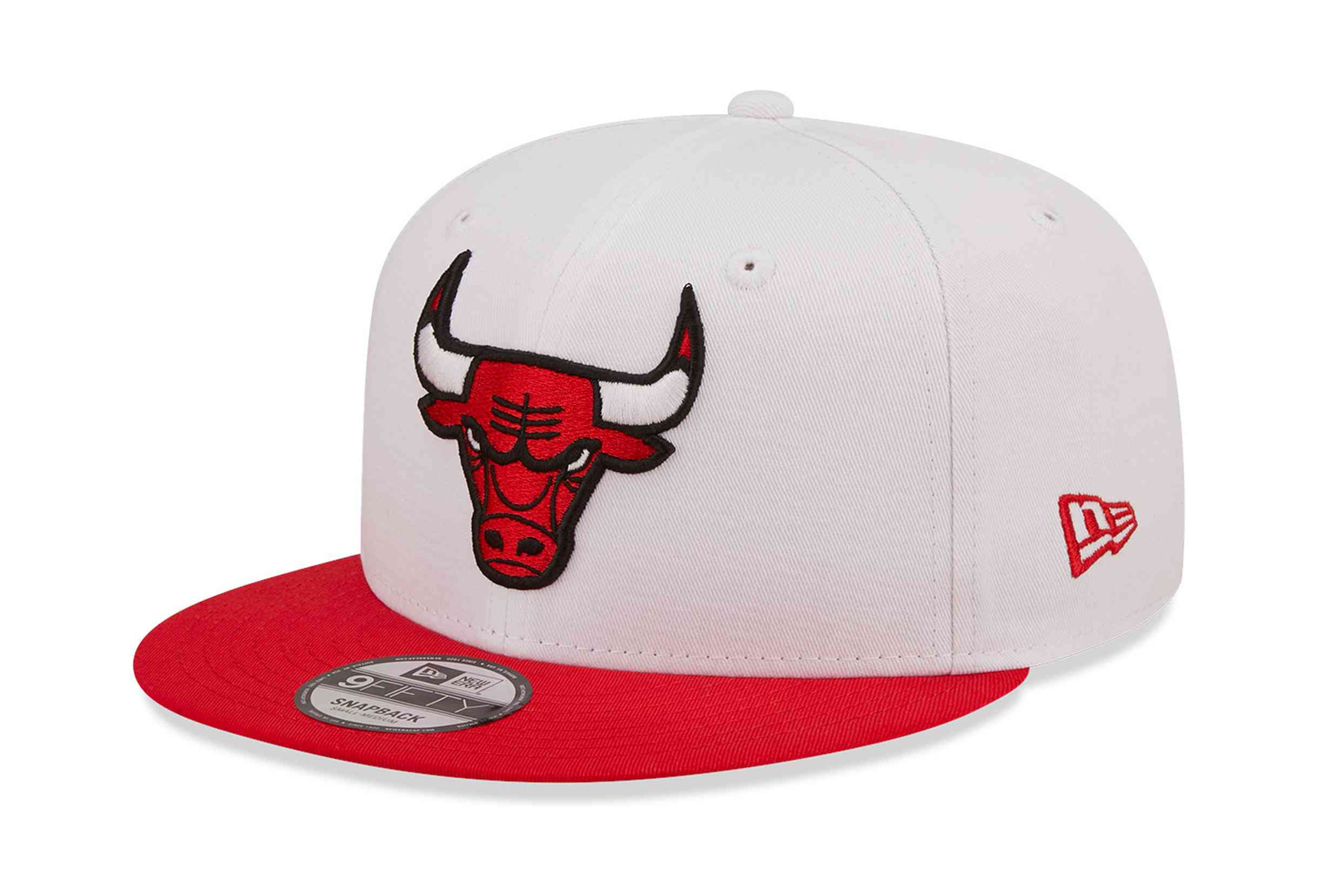 New Era - NBA Chicago Bulls White Crown Team 9Fifty Snapback Cap