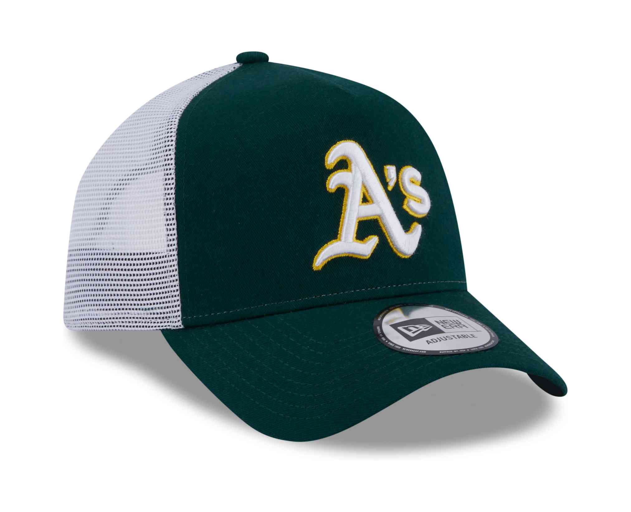 New Era - MLB Oakland Athletics Team Script Trucker Snapback Cap