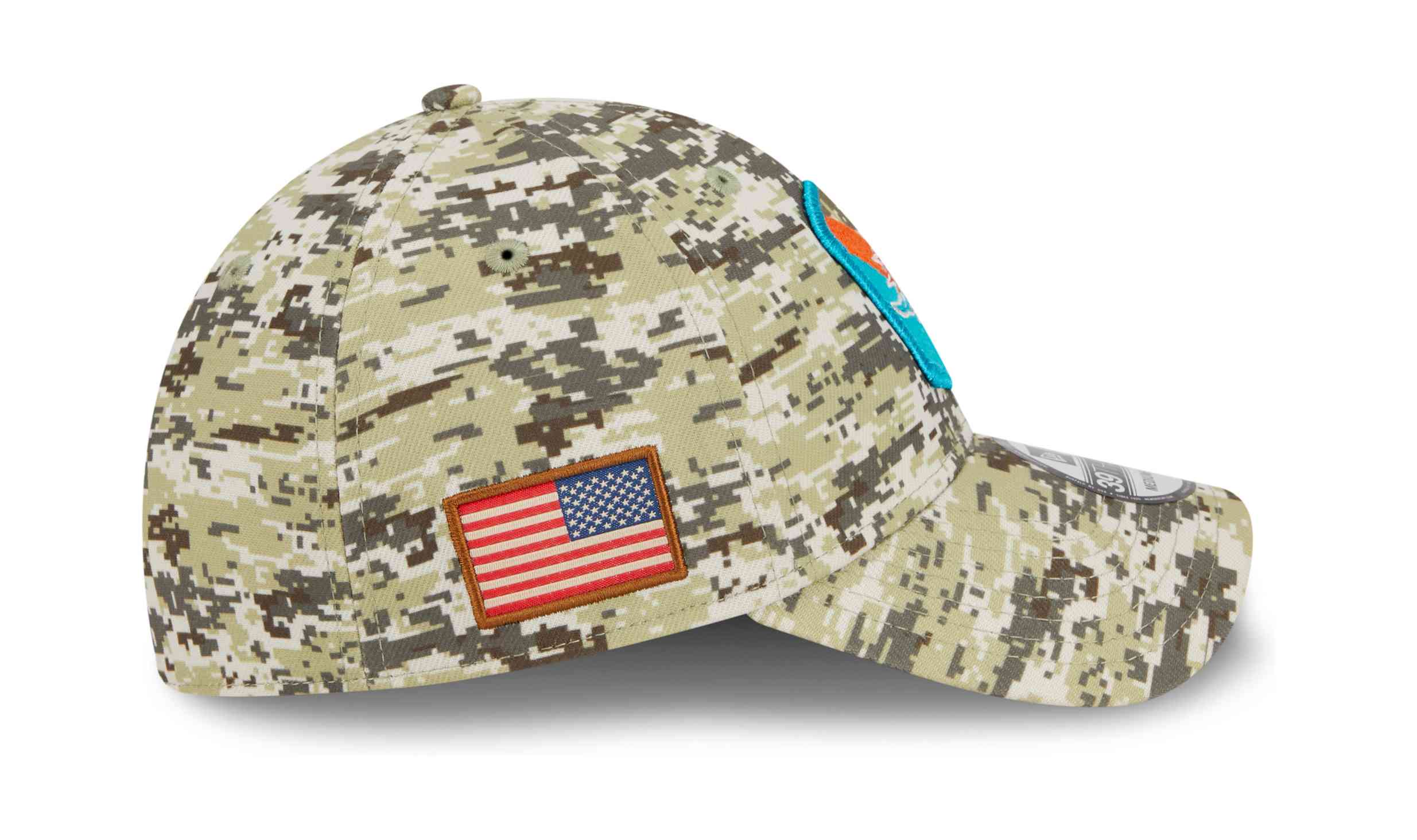 New Era - NFL Miami Dolphins 2023 Salute To Service 39Thirty Stretch Cap