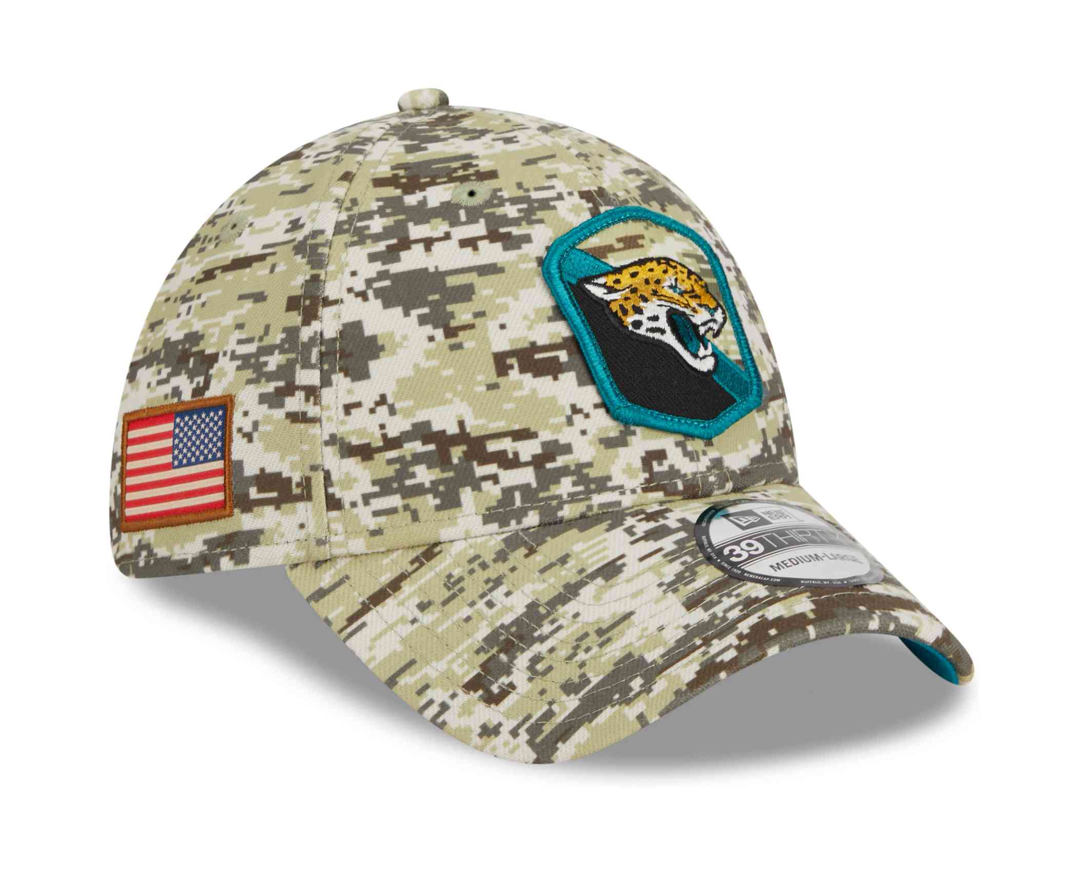 New Era - NFL Jacksonville Jaguars 2023 Salute To Service 39Thirty Stretch Cap
