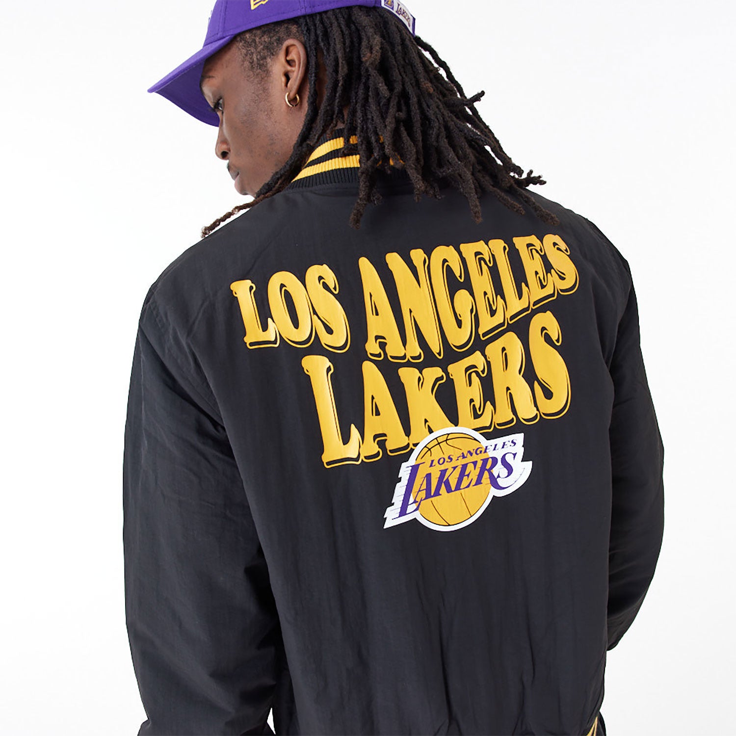 New Era - NBA Los Angeles Lakers Script Bomber Jacke