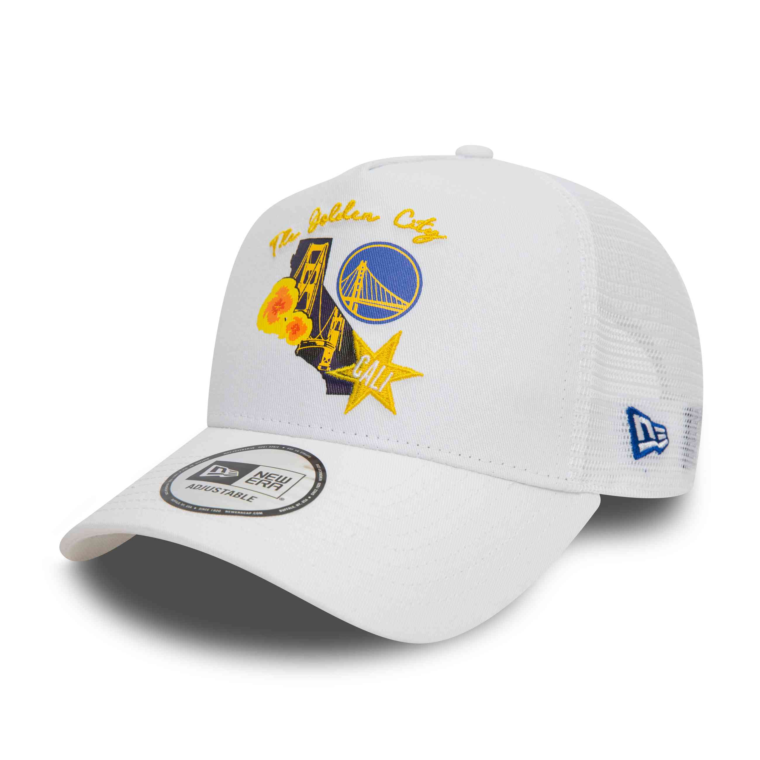 New Era - NBA Golden State Warriors Team Logo Trucker Snapback Cap