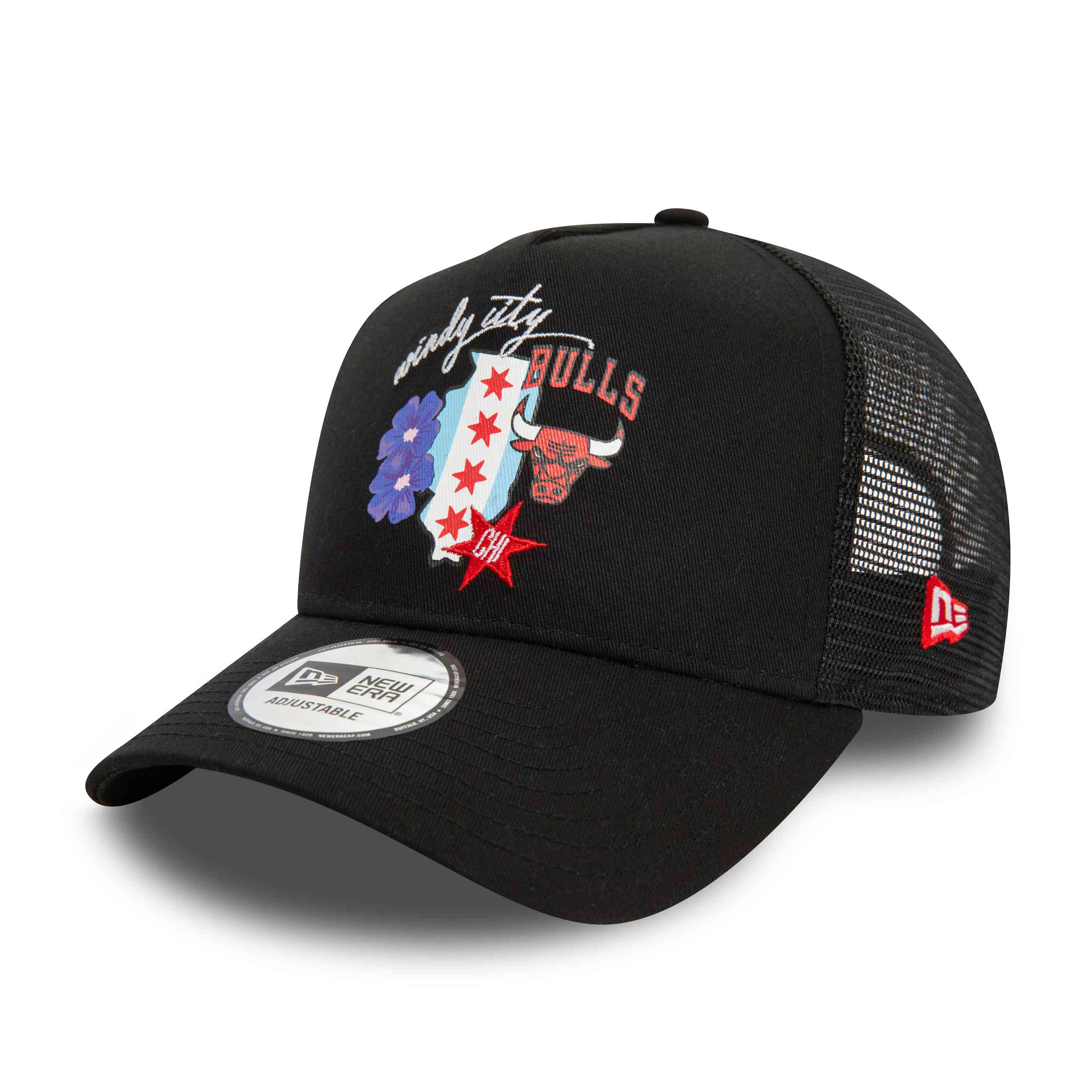 New Era - NBA Chicago Bulls Team Logo Trucker Snapback Cap