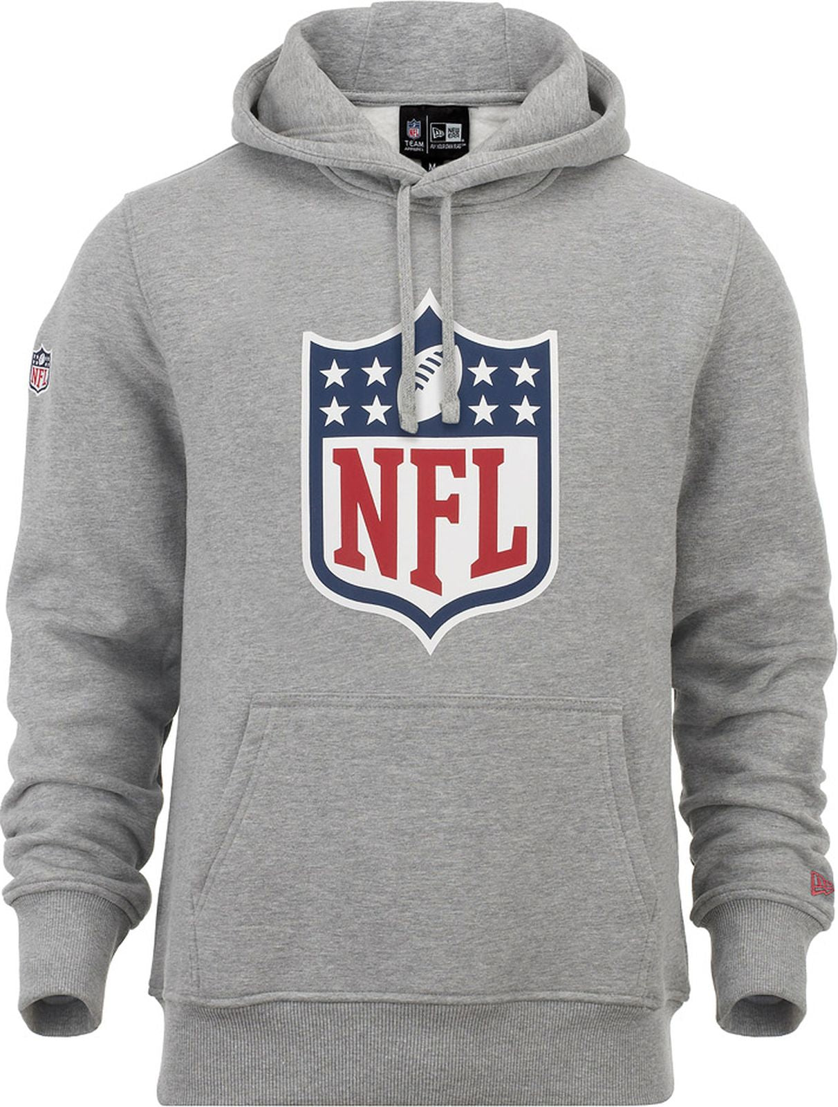 New Era - NFL Shield Logo Hoodie - Grau