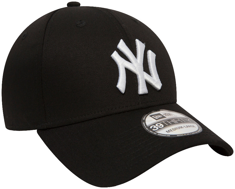 New Era - MLB New York Yankees Essential 39Thirty Cap - Schwarz-Weiß