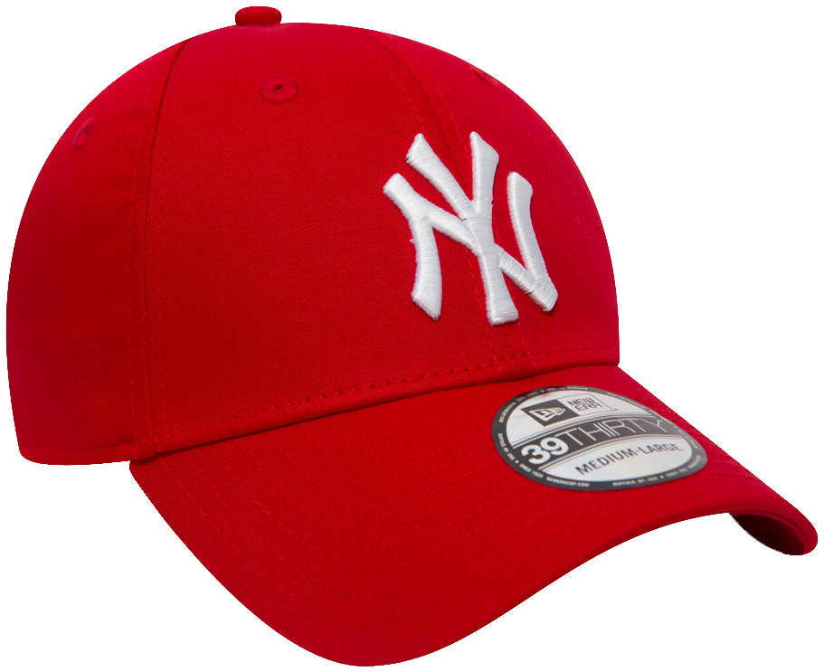 New Era - MLB New York Yankees Essential 39Thirty Cap - Rot-Weiß