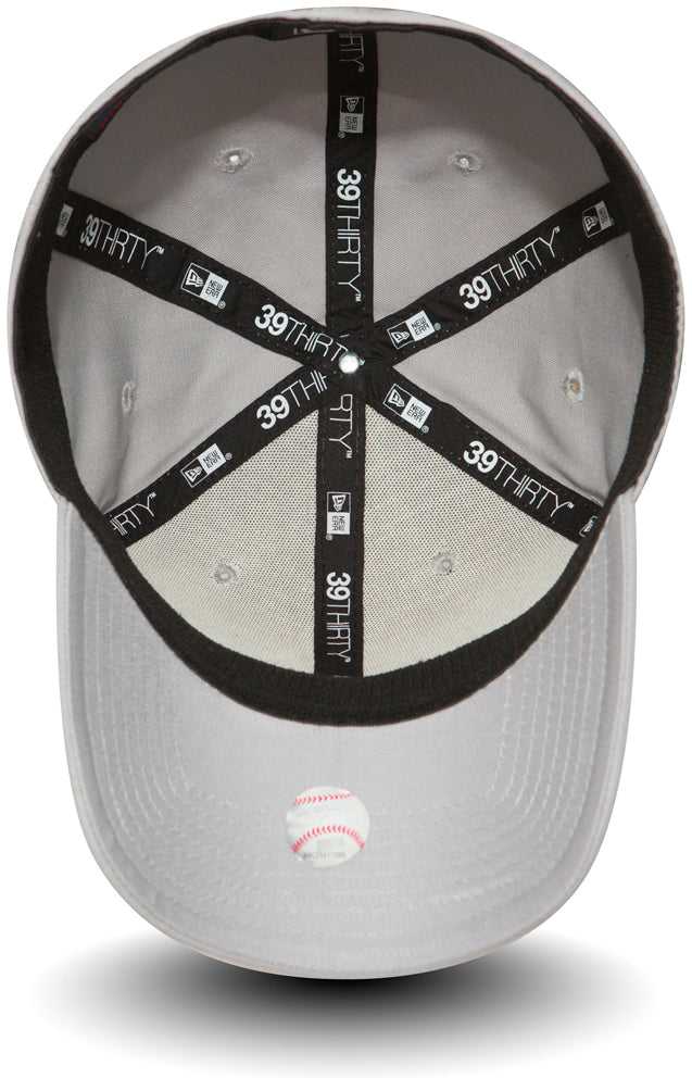 New Era - MLB New York Yankees Essential 39Thirty Cap - Grau-Weiß