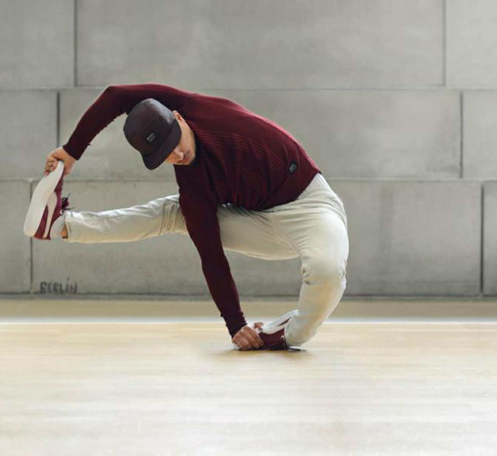 Serious B-Boy Gear - Original Premium Mockneck - Weinrot
