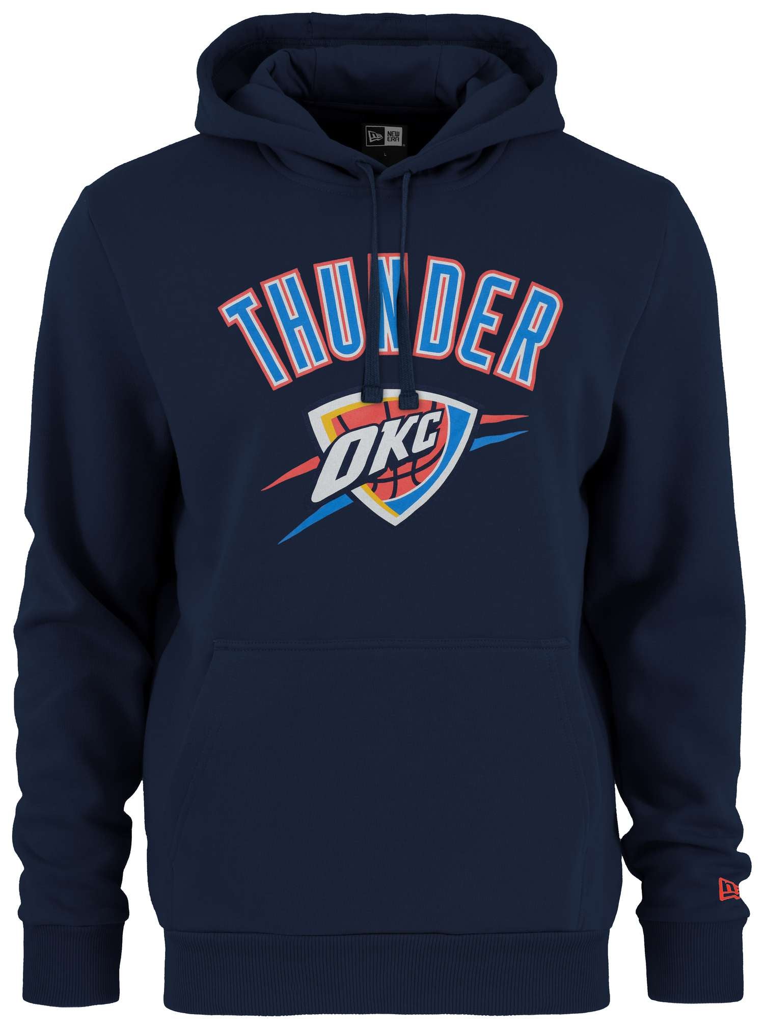 New Era - NBA Oklahoma City Thunder Team Logo Hoodie - Blau