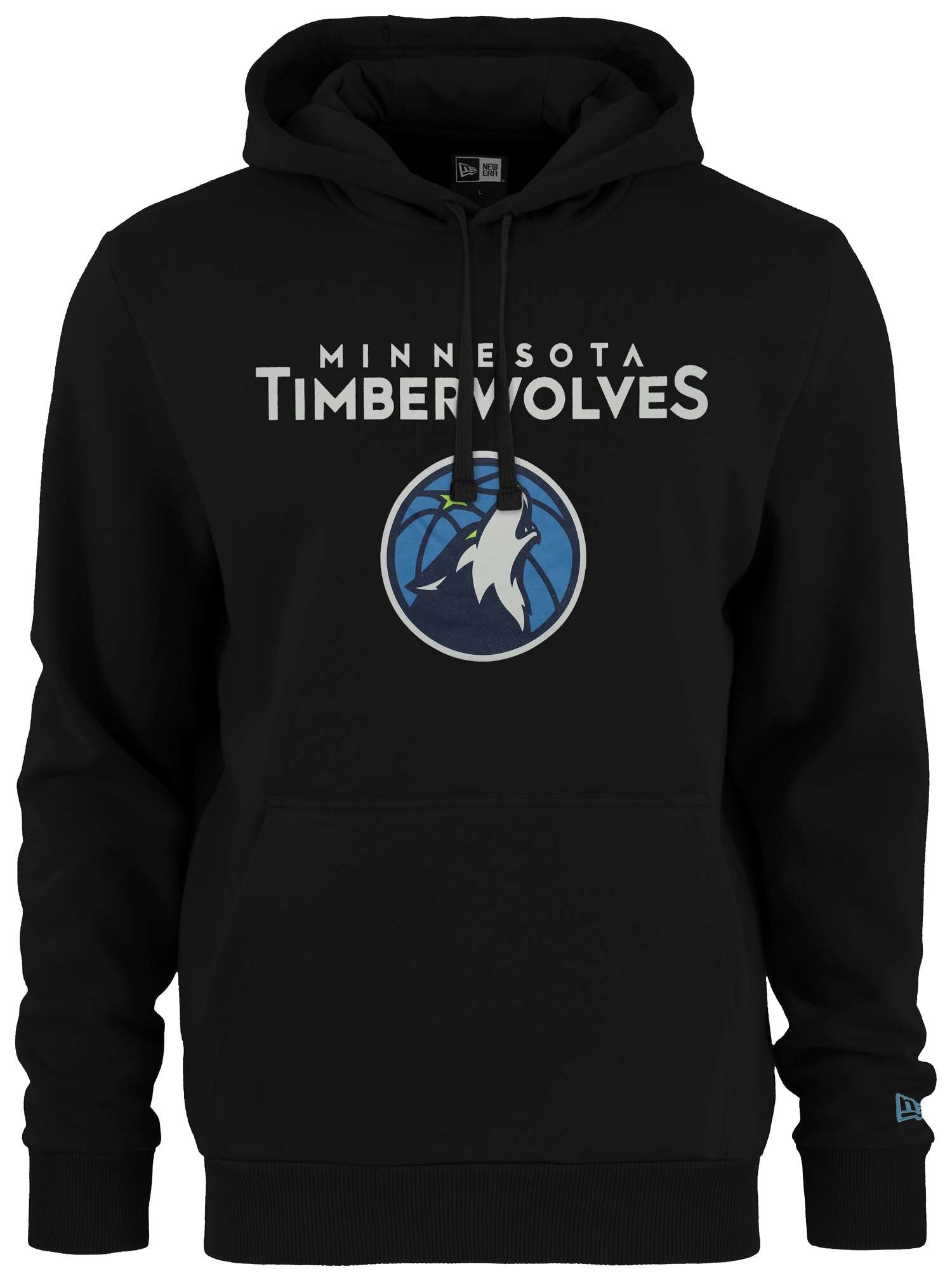 New Era - NBA Minnesota Timberwolves Team Logo Hoodie - Schwarz