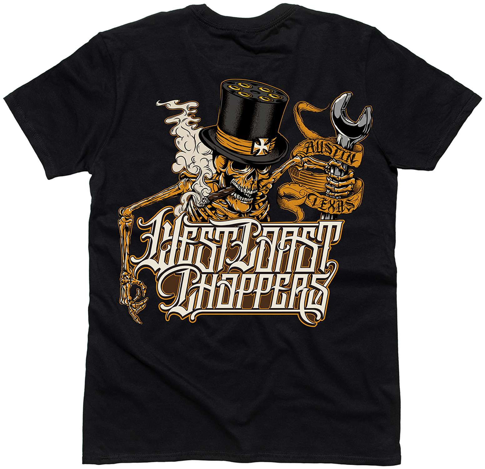 West Coast Choppers - WCC Onride T-Shirt - Schwarz