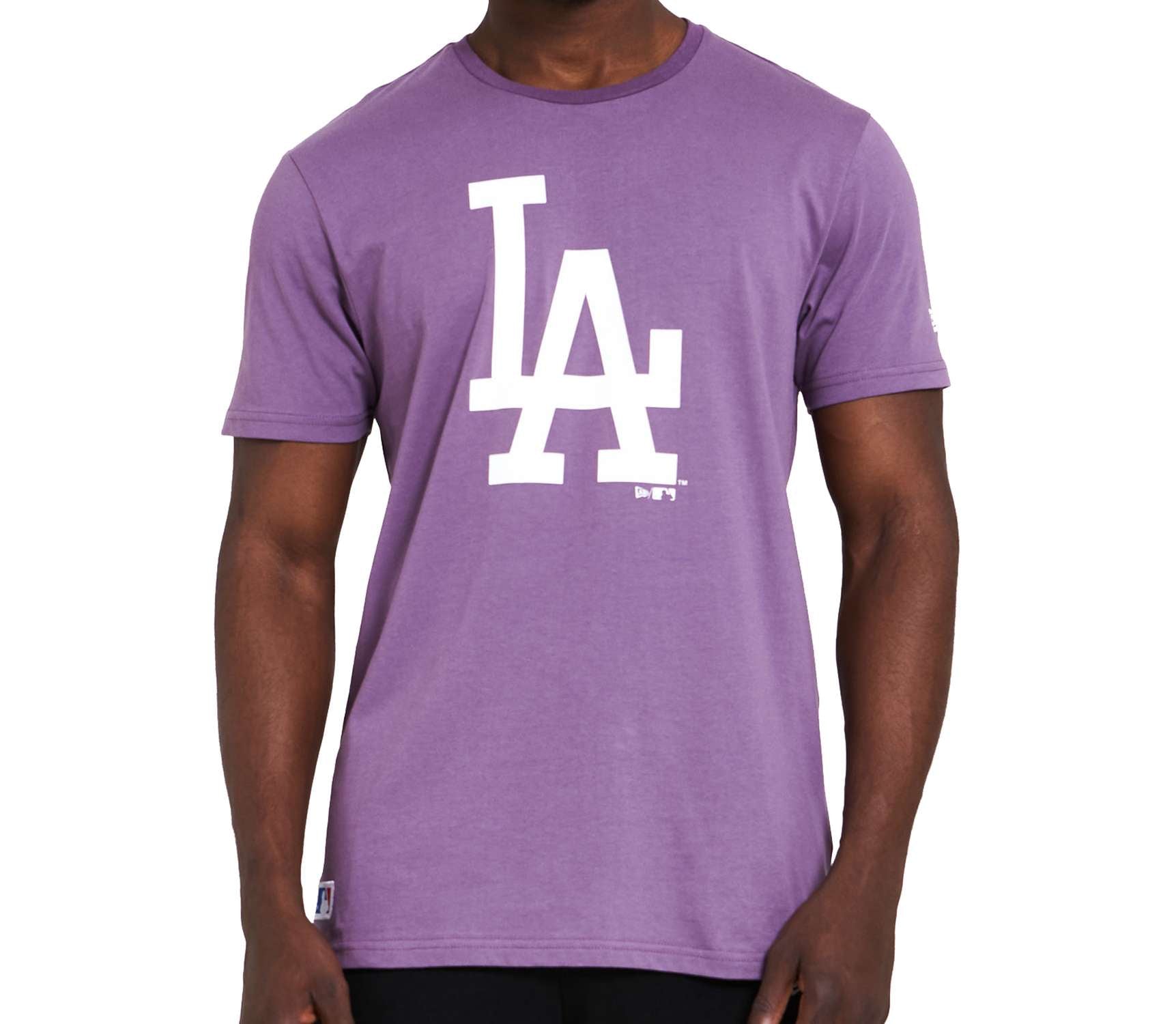 New Era - MLB Los Angeles Dodgers Seasonal Team Logo T-Shirt - Violett