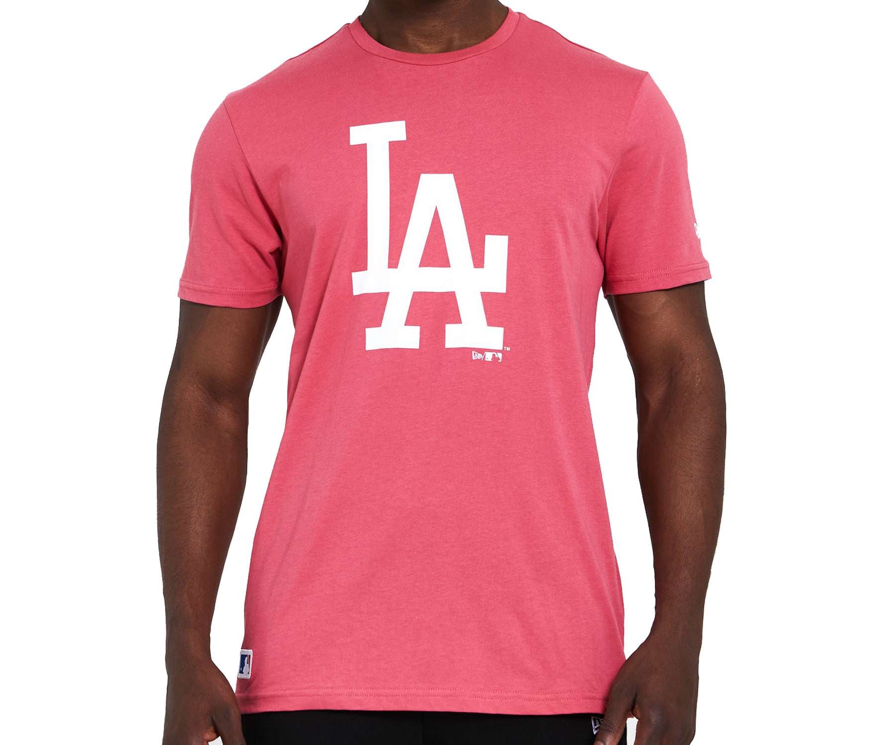 New Era - MLB Los Angeles Dodgers Seasonal Team Logo T-Shirt - Korallenrot