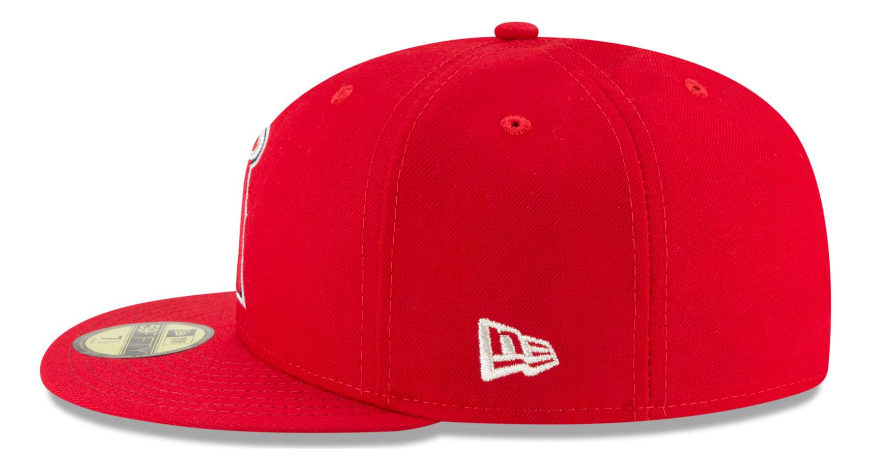New Era - MLB Los Angeles Angels Authentic Collection 59Fifty Fitted Cap - Rot