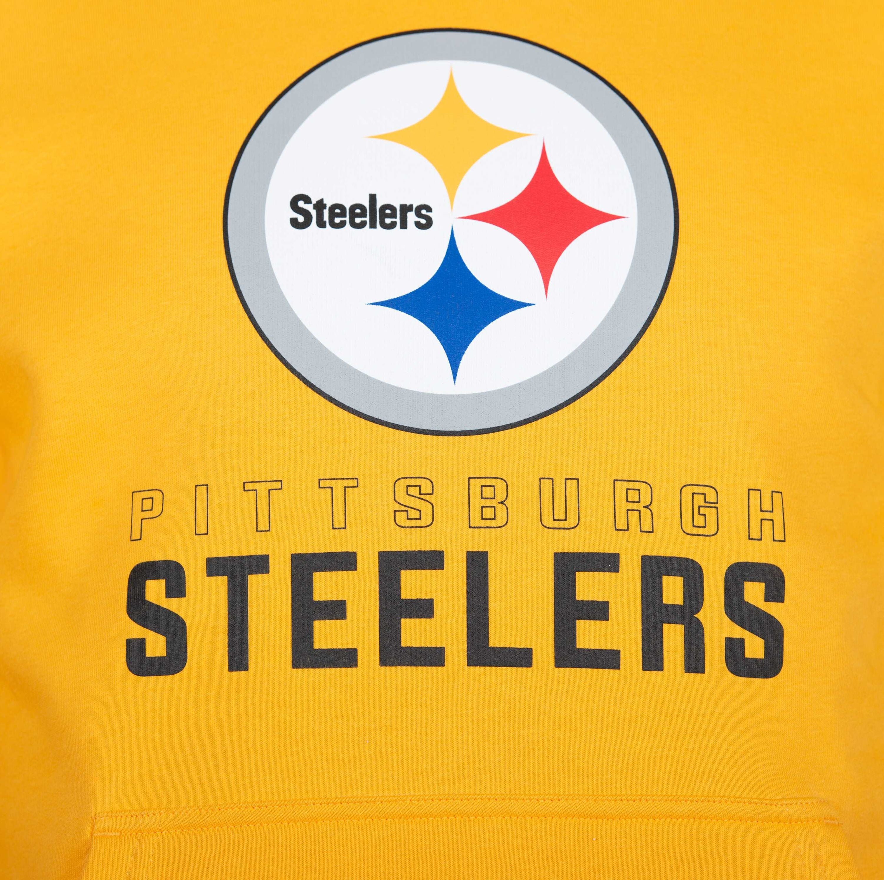 New Era - NFL Pittsburgh Steelers Team Logo and Name Hoodie