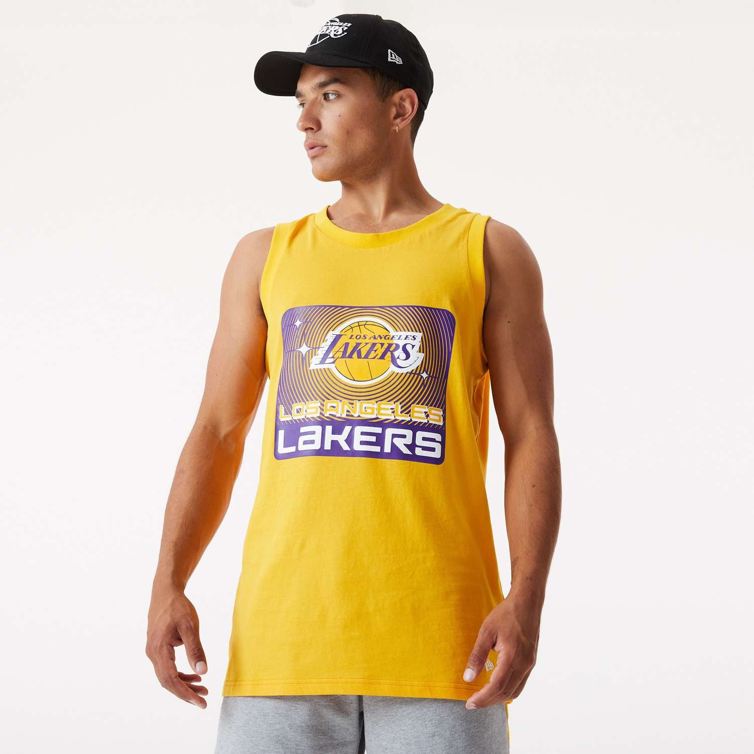 New Era - NBA Los Angeles Lakers Team Graphic Tank Top - Gelb