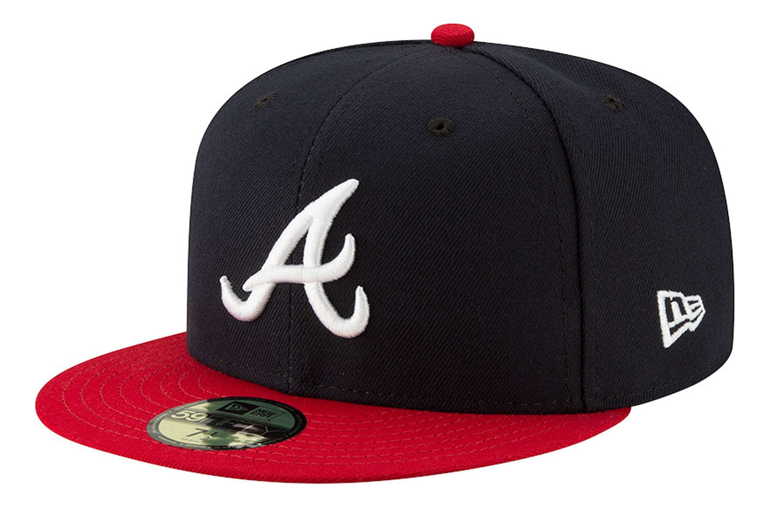 New Era - MLB Atlanta Braves Authentic Collection EMEA 59Fifty Fitted Cap - Blau