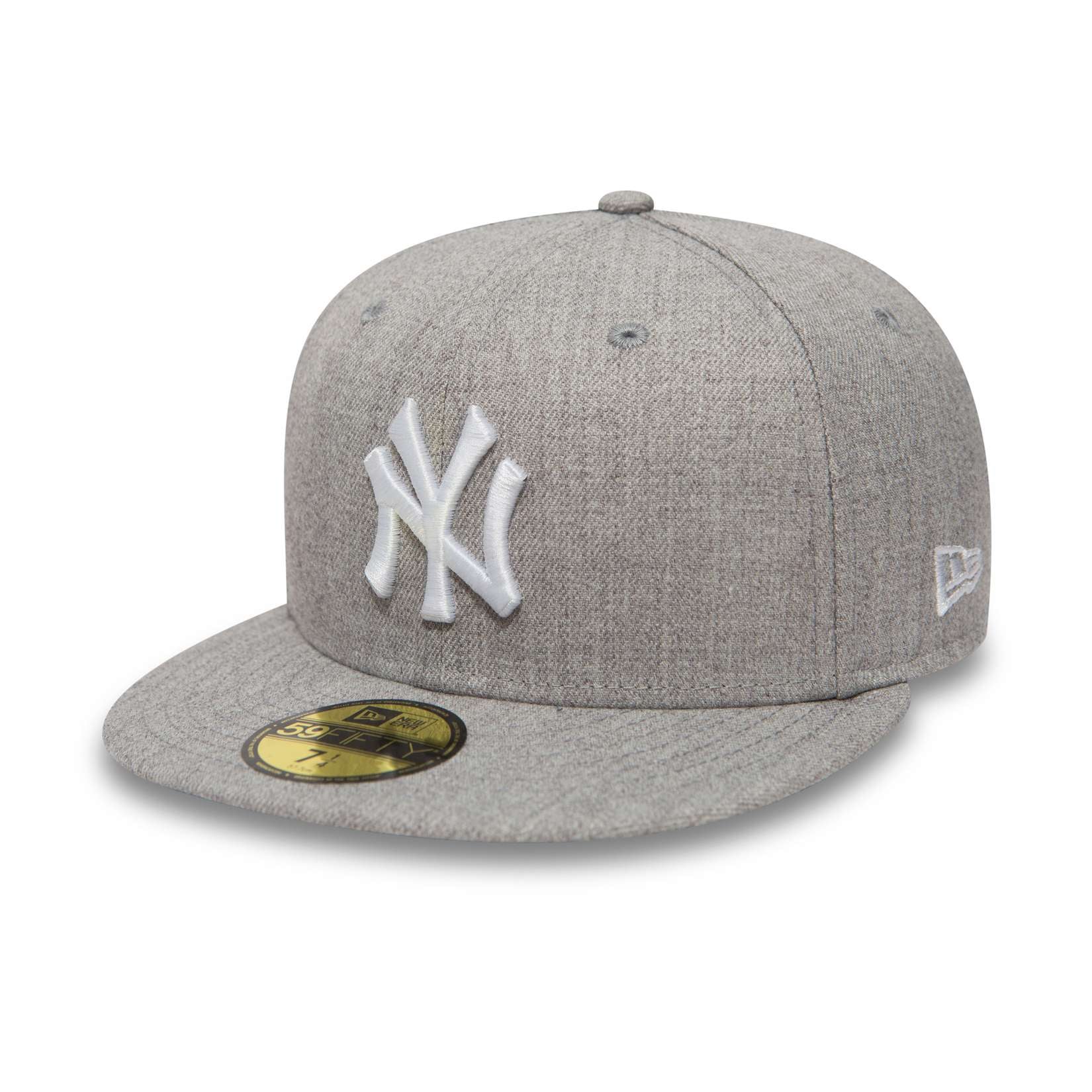 New Era - MLB New York Yankees Basic Heather Fitted Cap - Grau