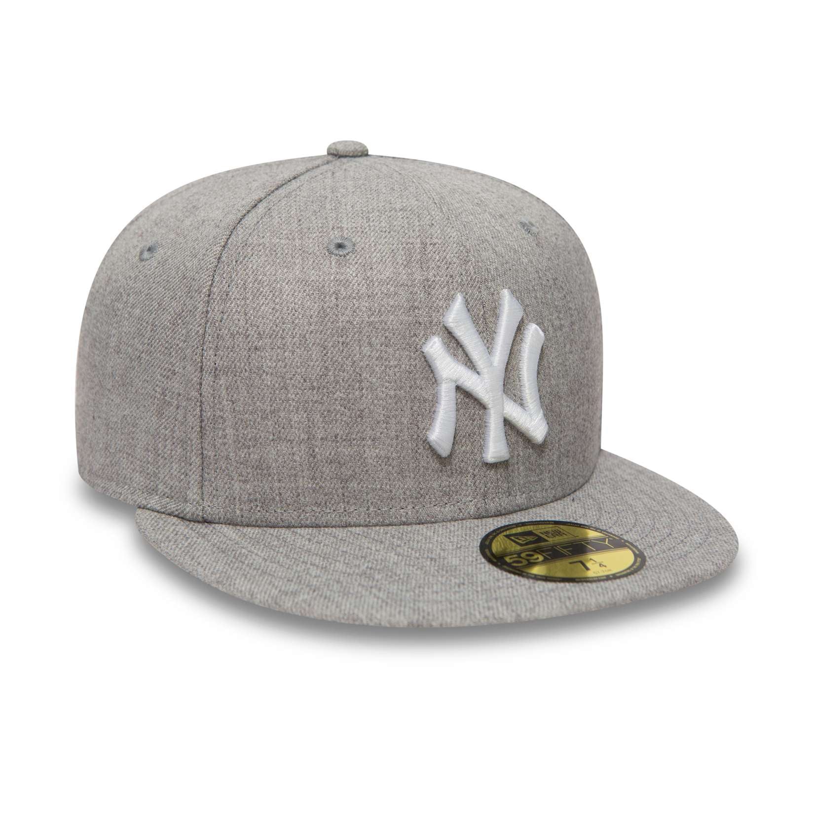 New Era - MLB New York Yankees Basic Heather Fitted Cap - Grau