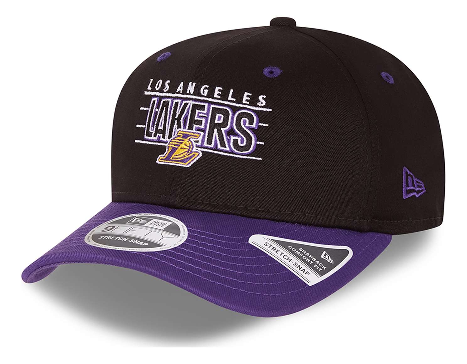 New Era - NBA Los Angeles Lakers Team 9Fifty Snapback Cap - Schwarz