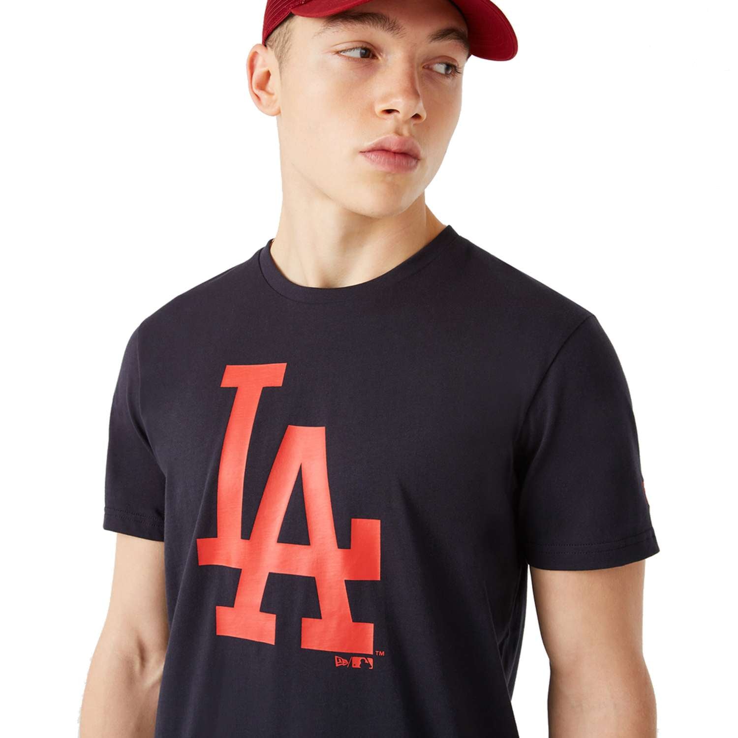 New Era - MLB Los Angeles Dodgers Seasonal Team Logo T-Shirt - Blau