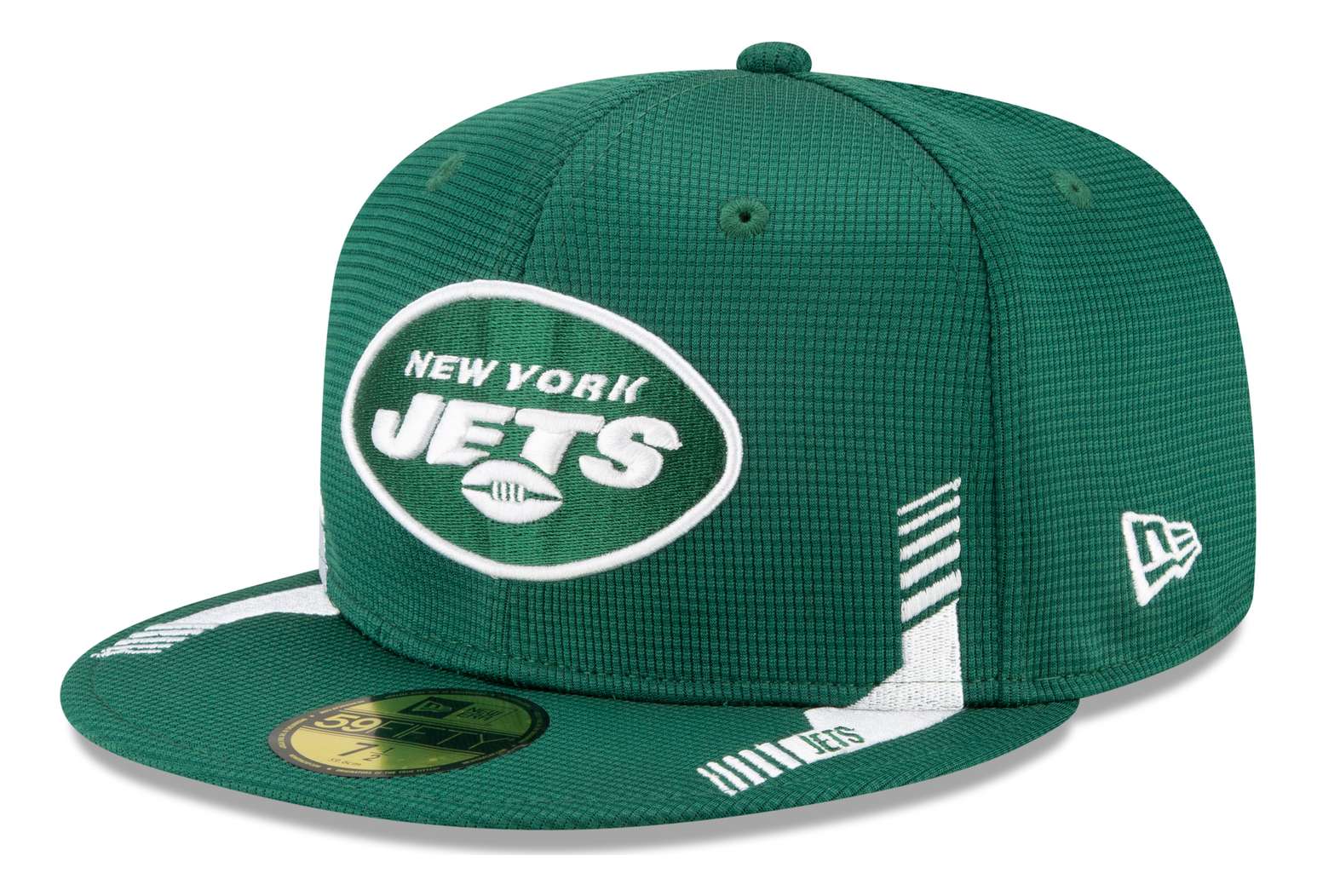New Era - NFL New York Jets 2021 Sideline Home 59Fifty Fitted Cap - Grün
