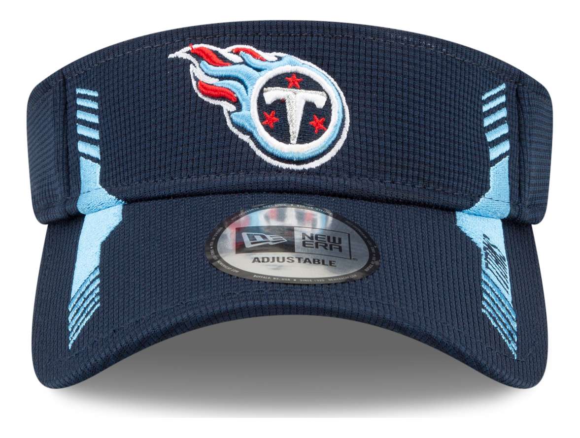 New Era - NFL Tennessee Titans 2021 Sideline Home Visor - Blau