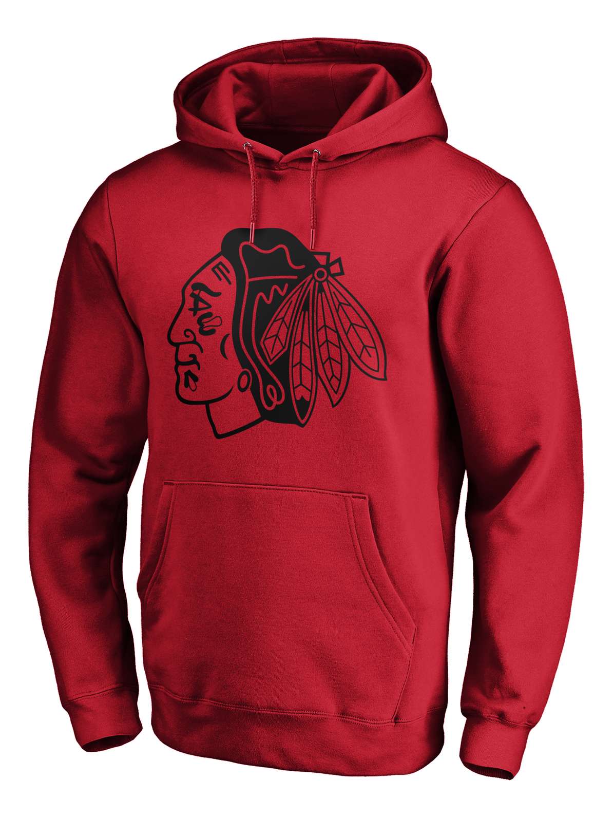 Fanatics - NHL Chicago Blackhawks Mono Core Graphic Hoodie - Rot