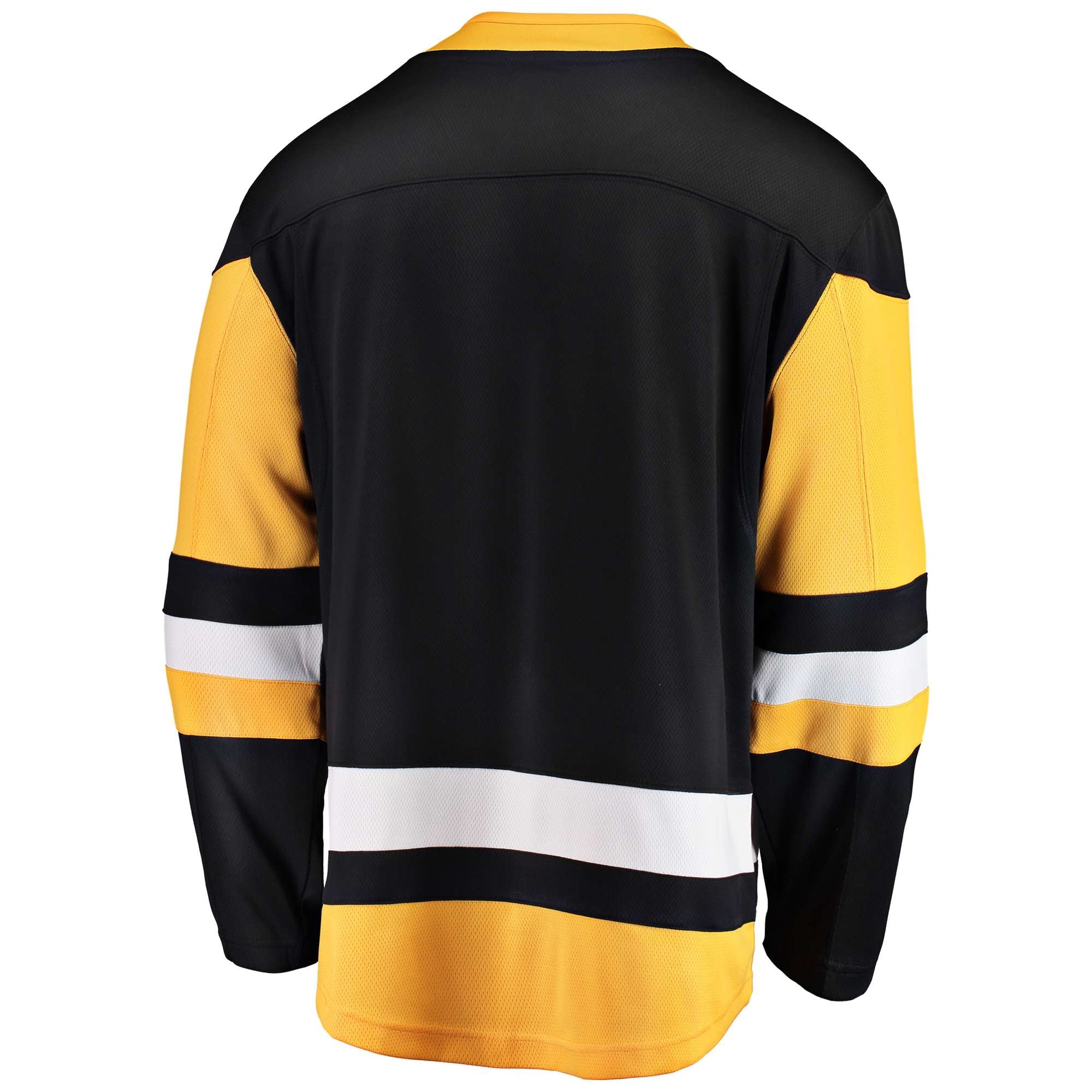 Fanatics - NHL Pittsburgh Penguins Home Breakaway Jersey Longsleeve - Schwarz