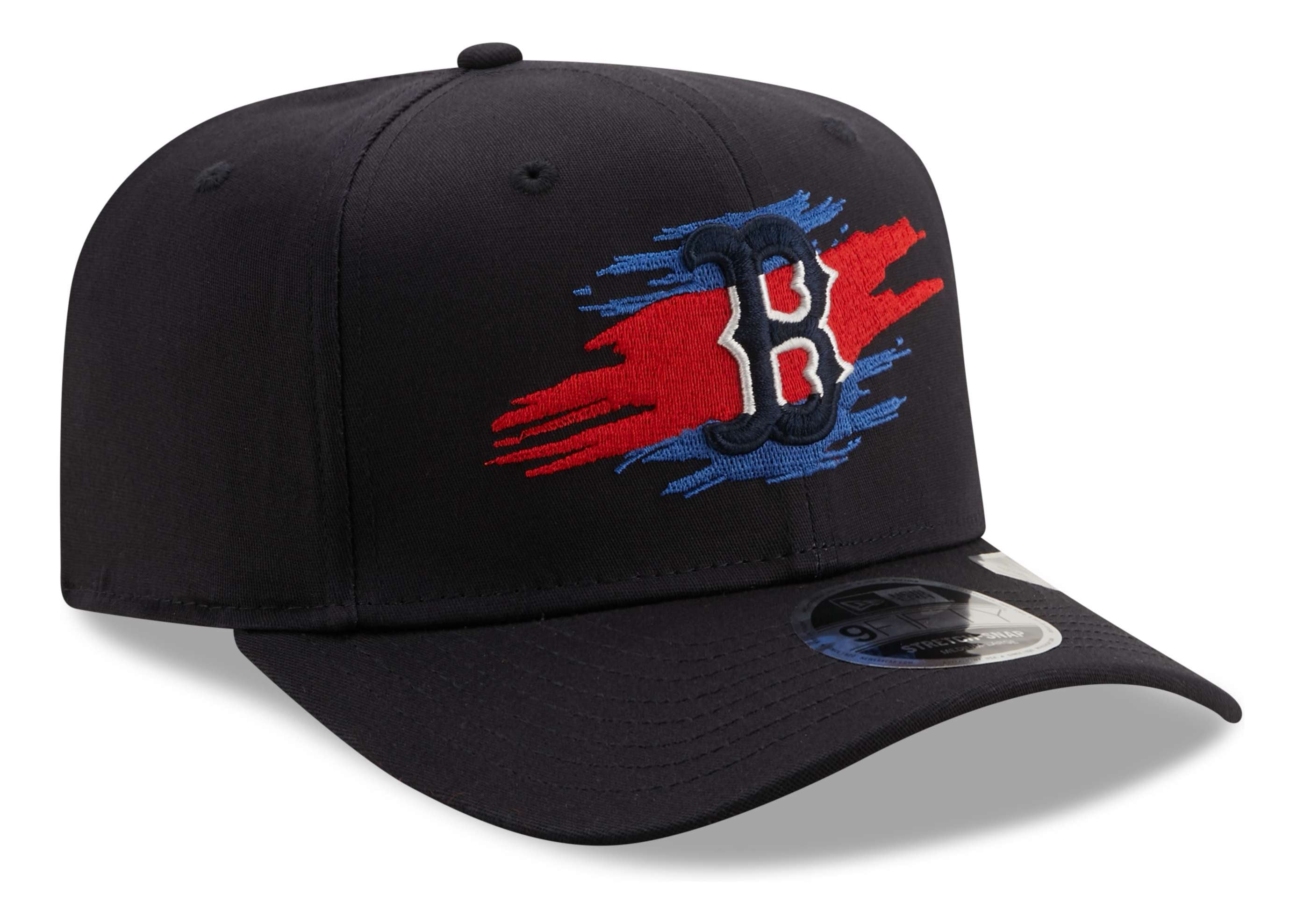 New Era - MLB Boston Red Sox Tear Logo 9Fifty Stretch Snapback Cap - Blau