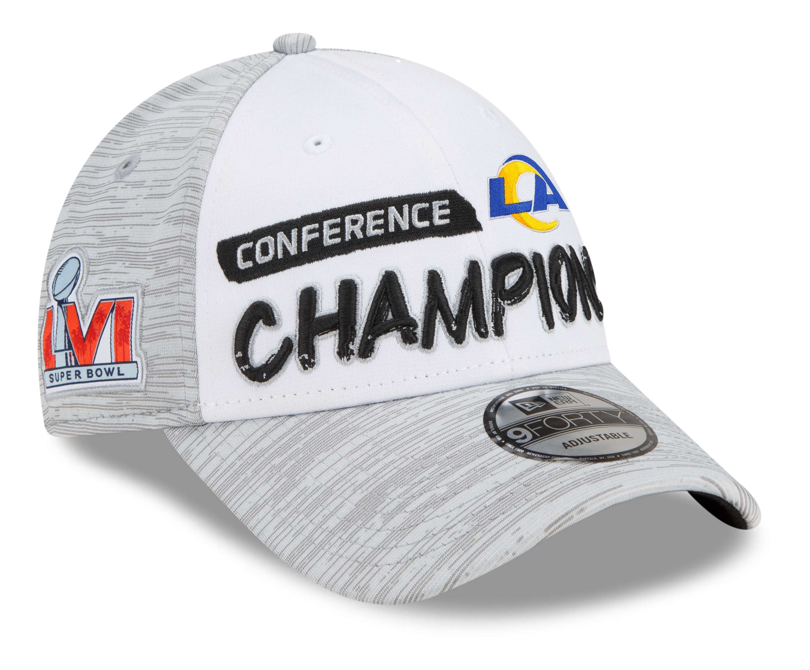 New Era - NFL Los Angeles Rams 2021 Conference Champions 9Forty Snapback Cap